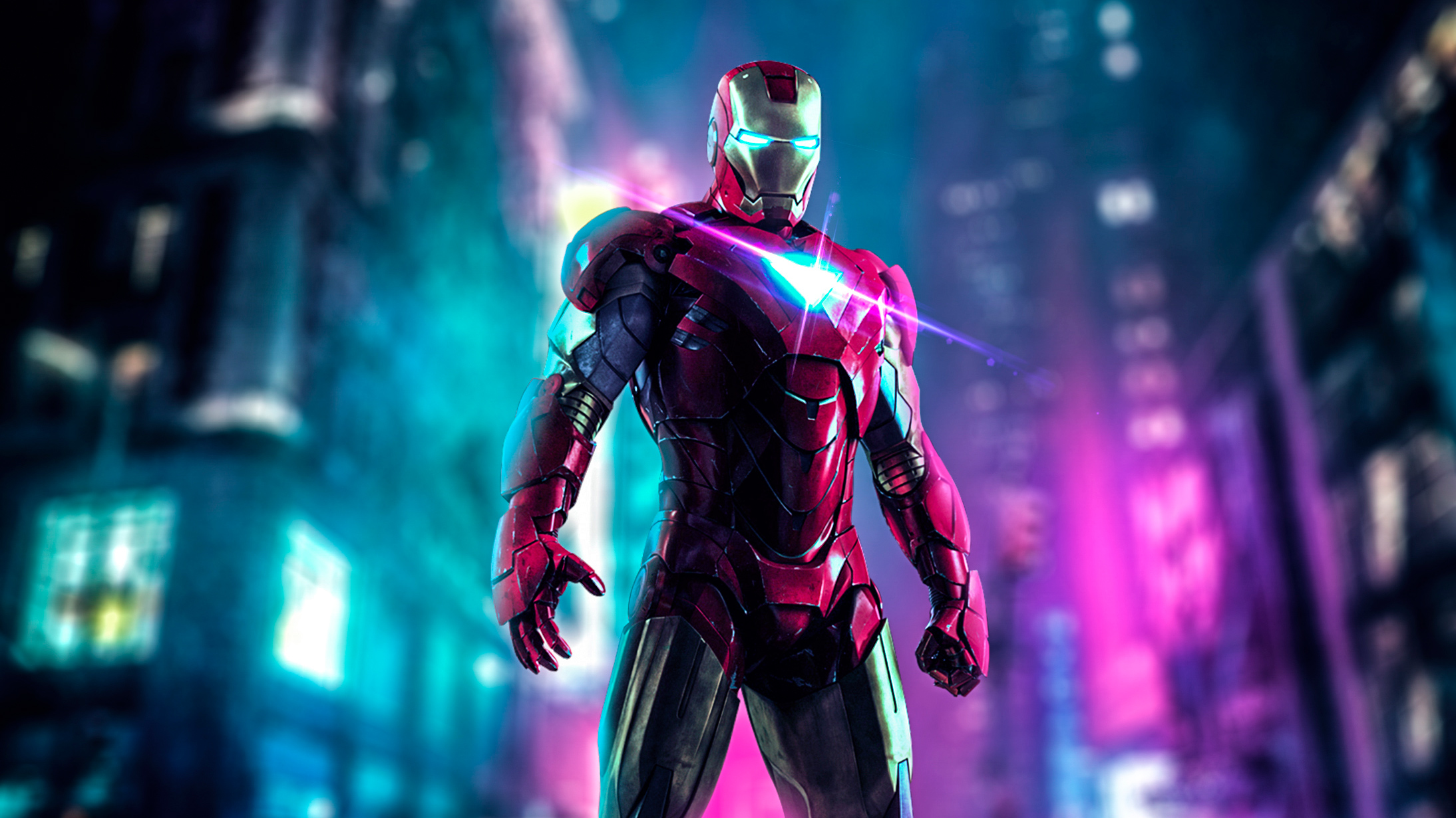 1242x2688 Neon Iron Man4k Iphone XS MAX HD 4k Wallpapers, Images,  Backgrounds, Photos and Pictures