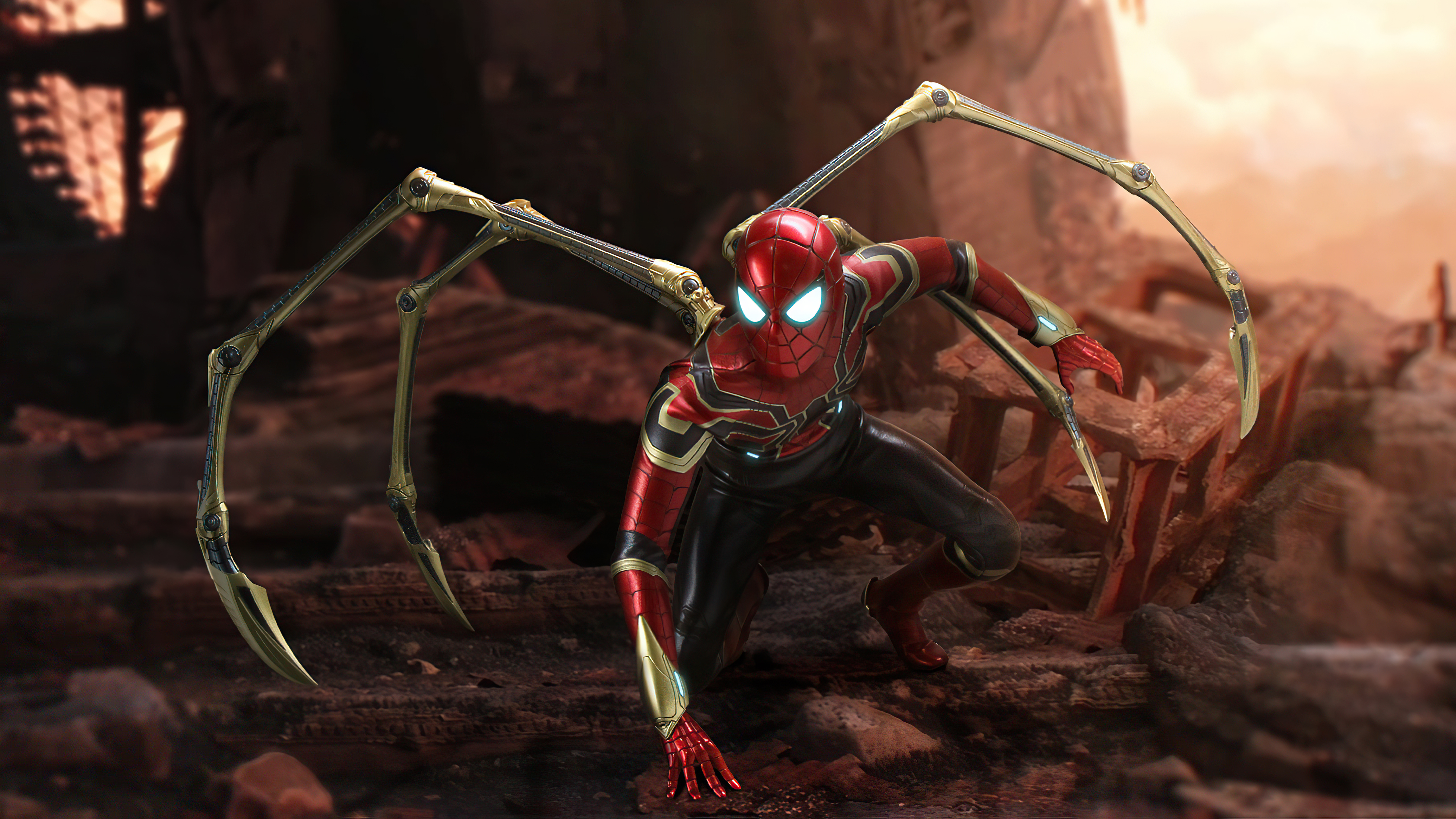 Iron Spider Art 5k, HD Superheroes, 4k Wallpapers, Images, Backgrounds,  Photos and Pictures