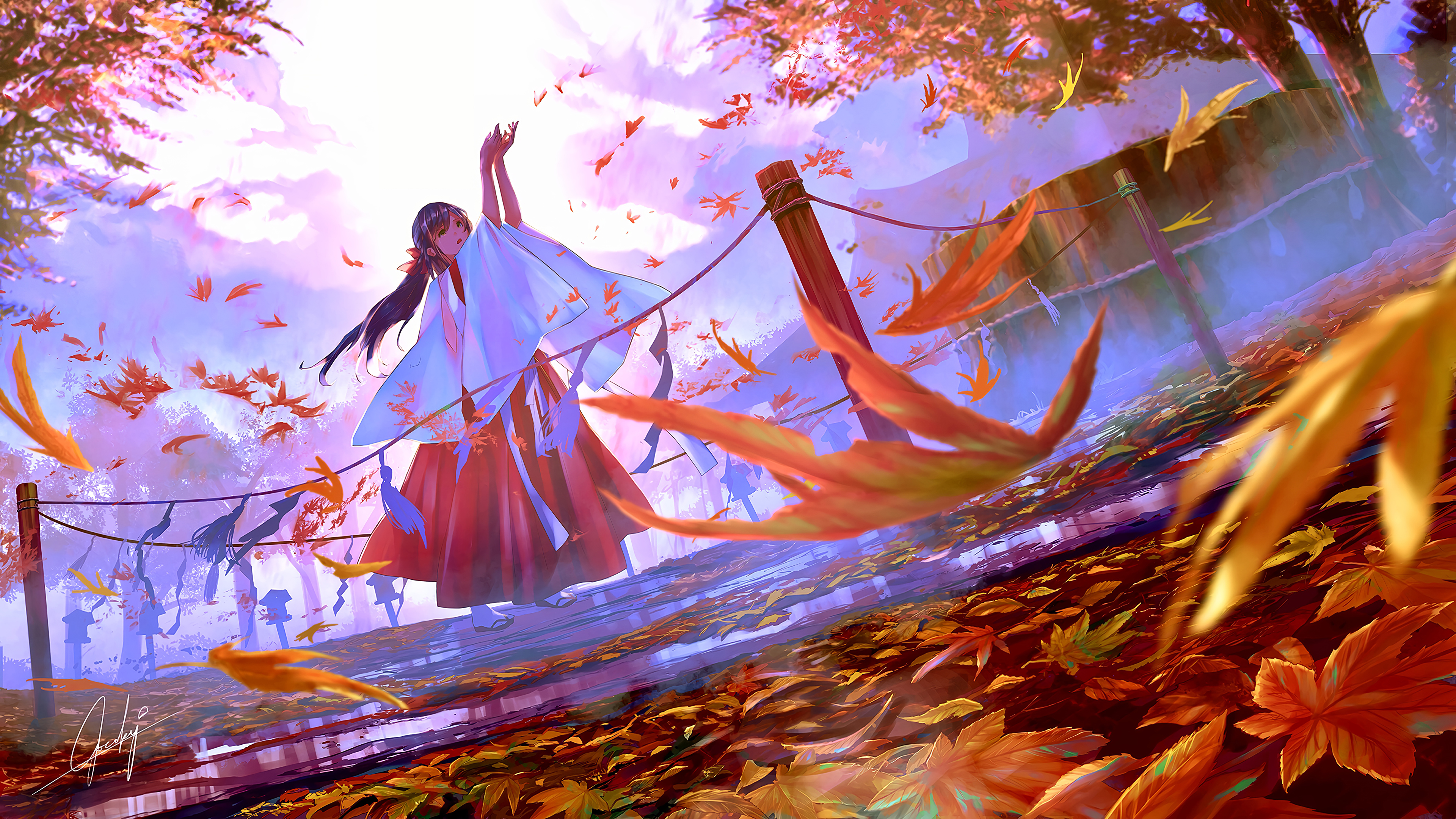 Japanese Clothes Anime Girl 4k, HD Anime, 4k Wallpapers, Images ...