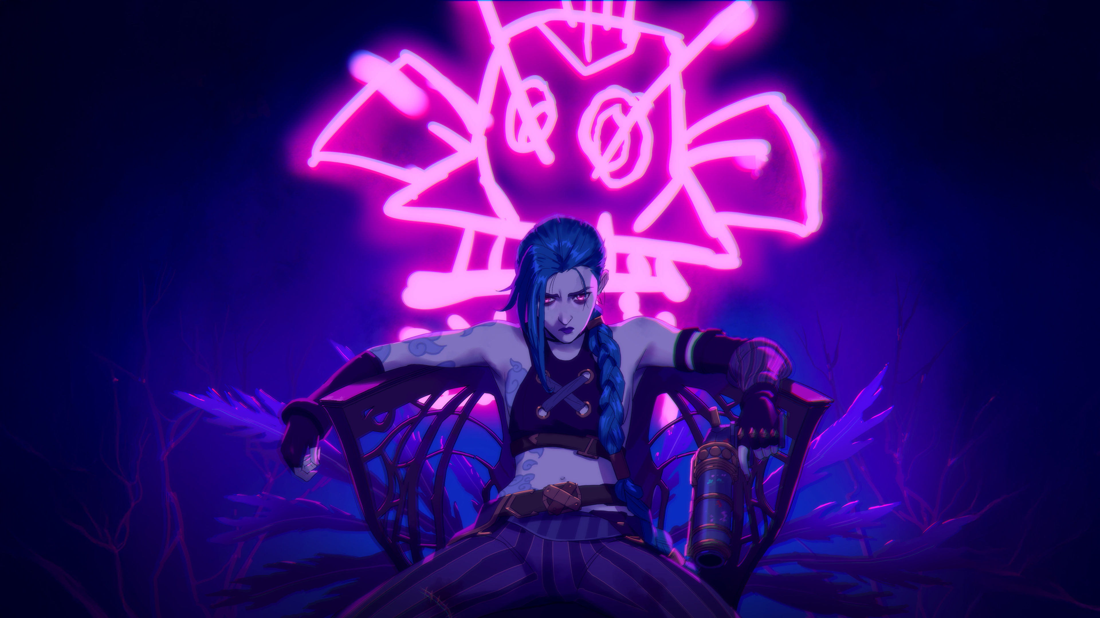 Jinx the madness within wallpaper hd games wallpapers 4k wallpapers