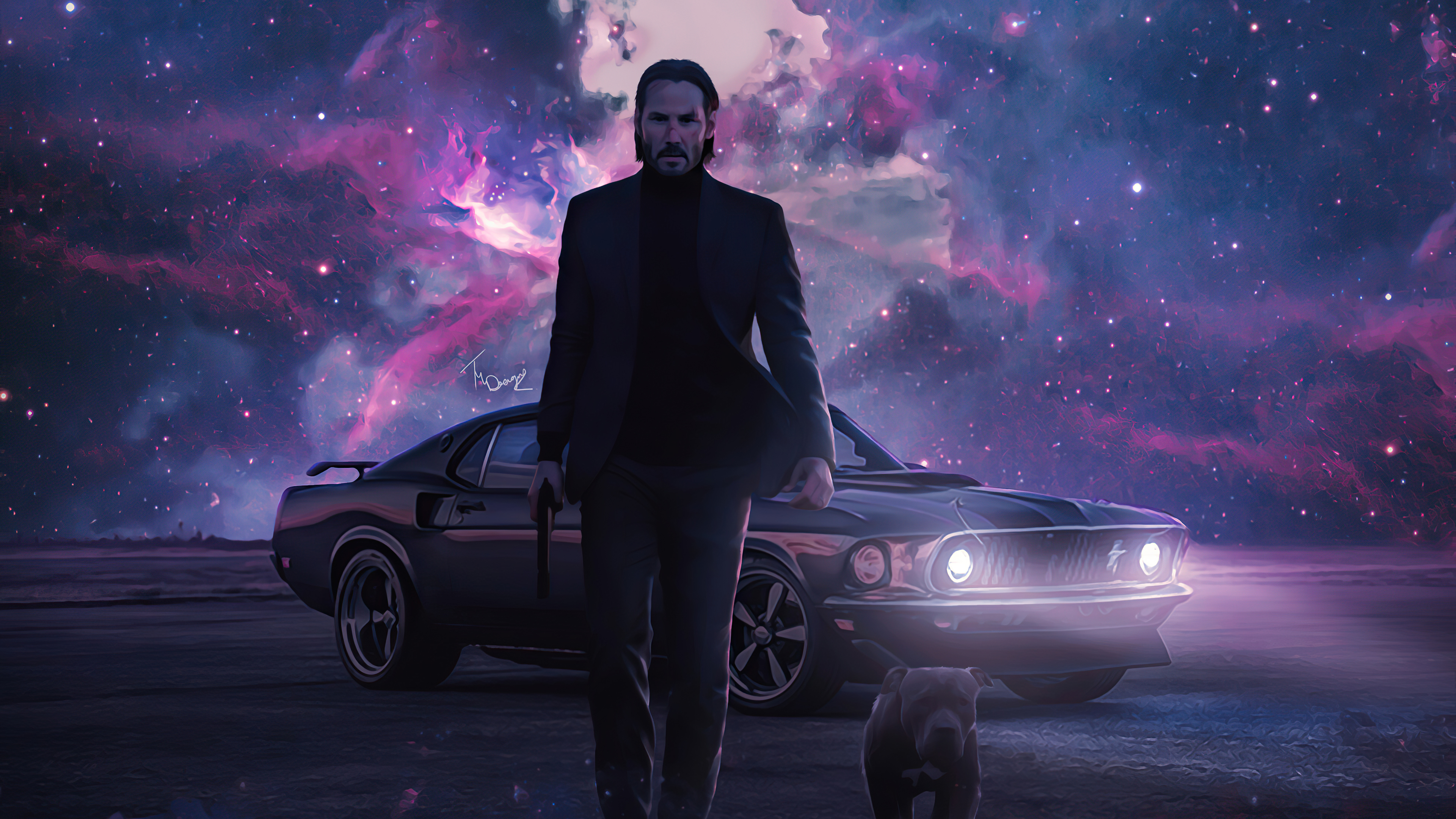 John Wick Dog 4k 2020, HD Movies, 4k Wallpapers, Images, Backgrounds