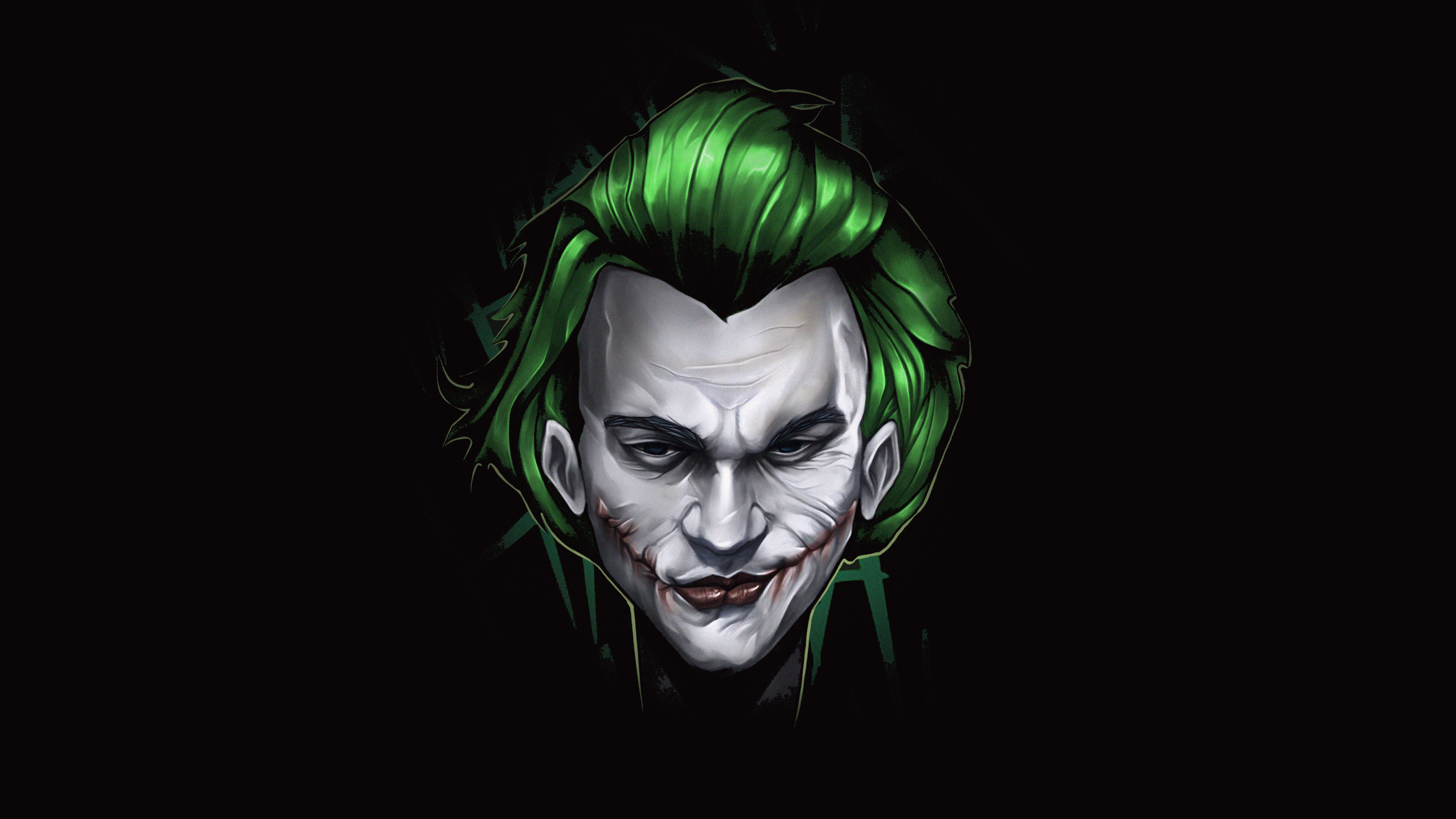 Joker 4k Face Minimal, HD Superheroes, 4k Wallpapers, Images, Backgrounds,  Photos and Pictures