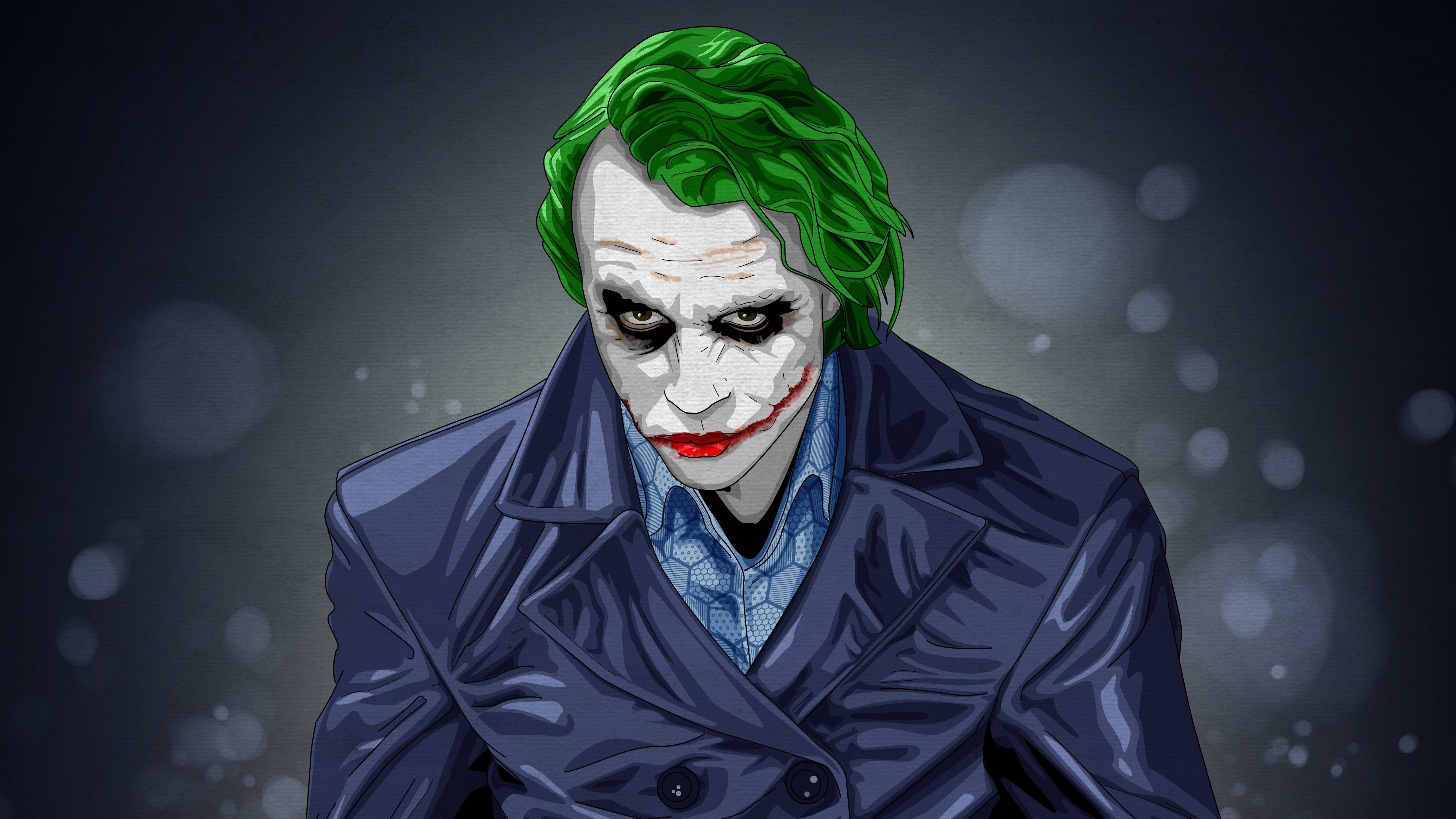 Joker art. Джокер клоун принц Готэма.