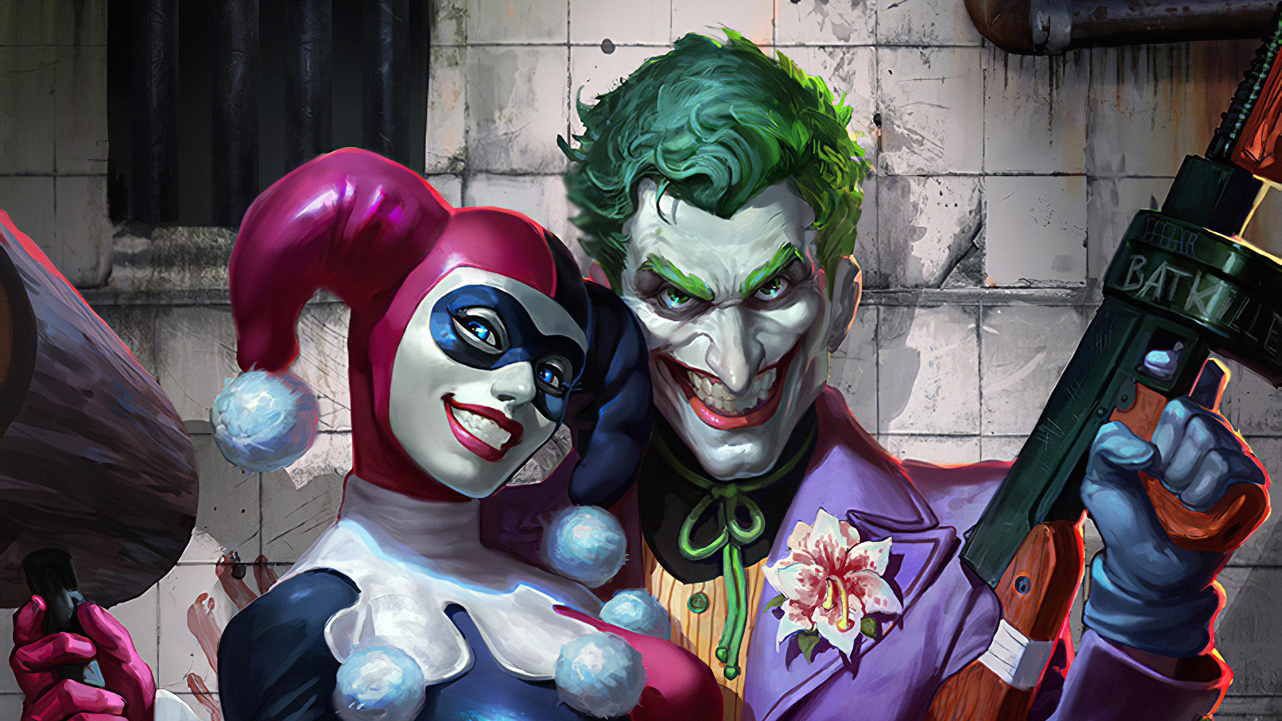 112+ Wallpapers Joker Y Harley Quinn free Download - MyWeb