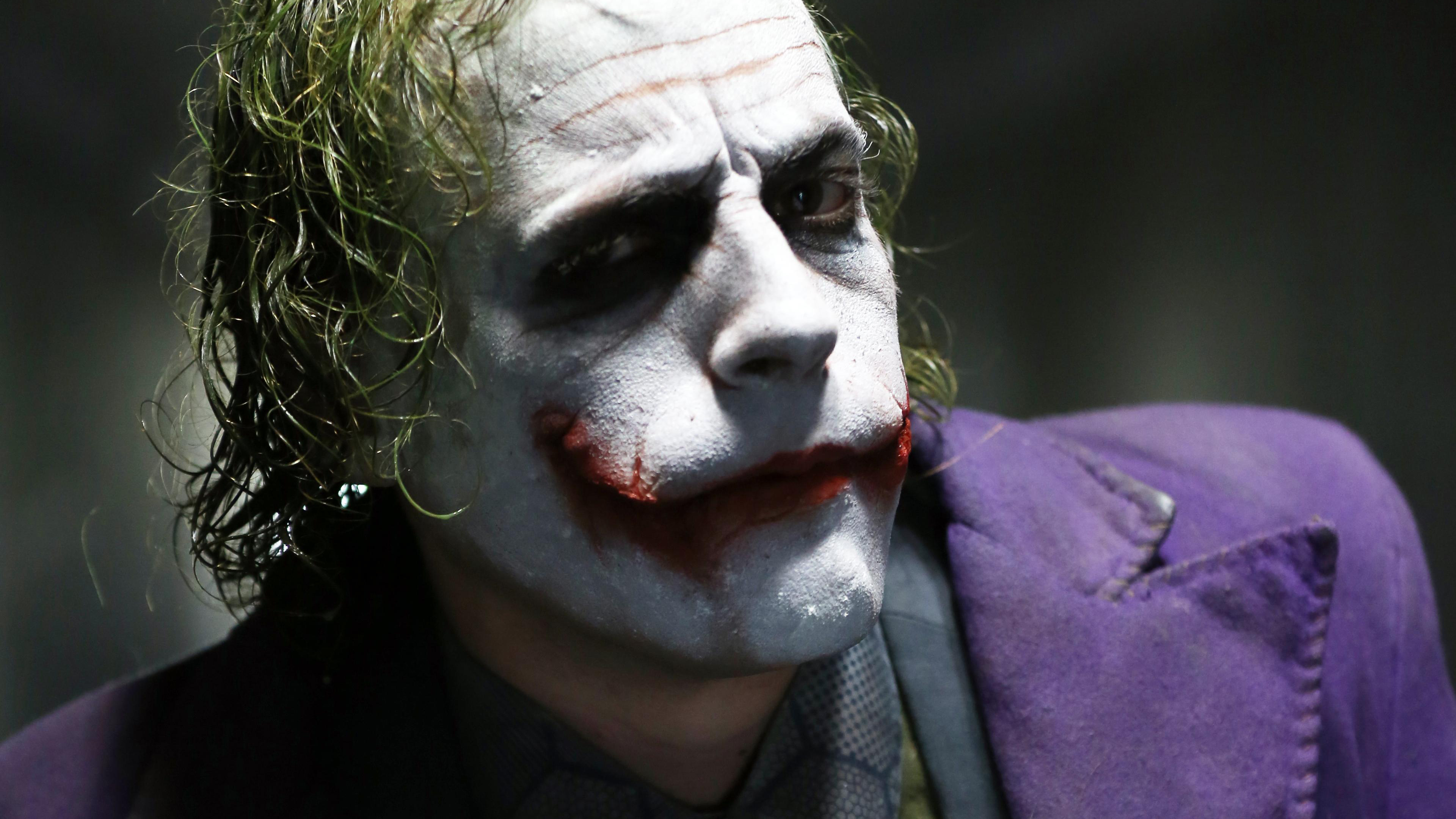 Joker Heath Ledger 4k, HD Superheroes, 4k Wallpapers, Images, Backgrounds,  Photos and Pictures