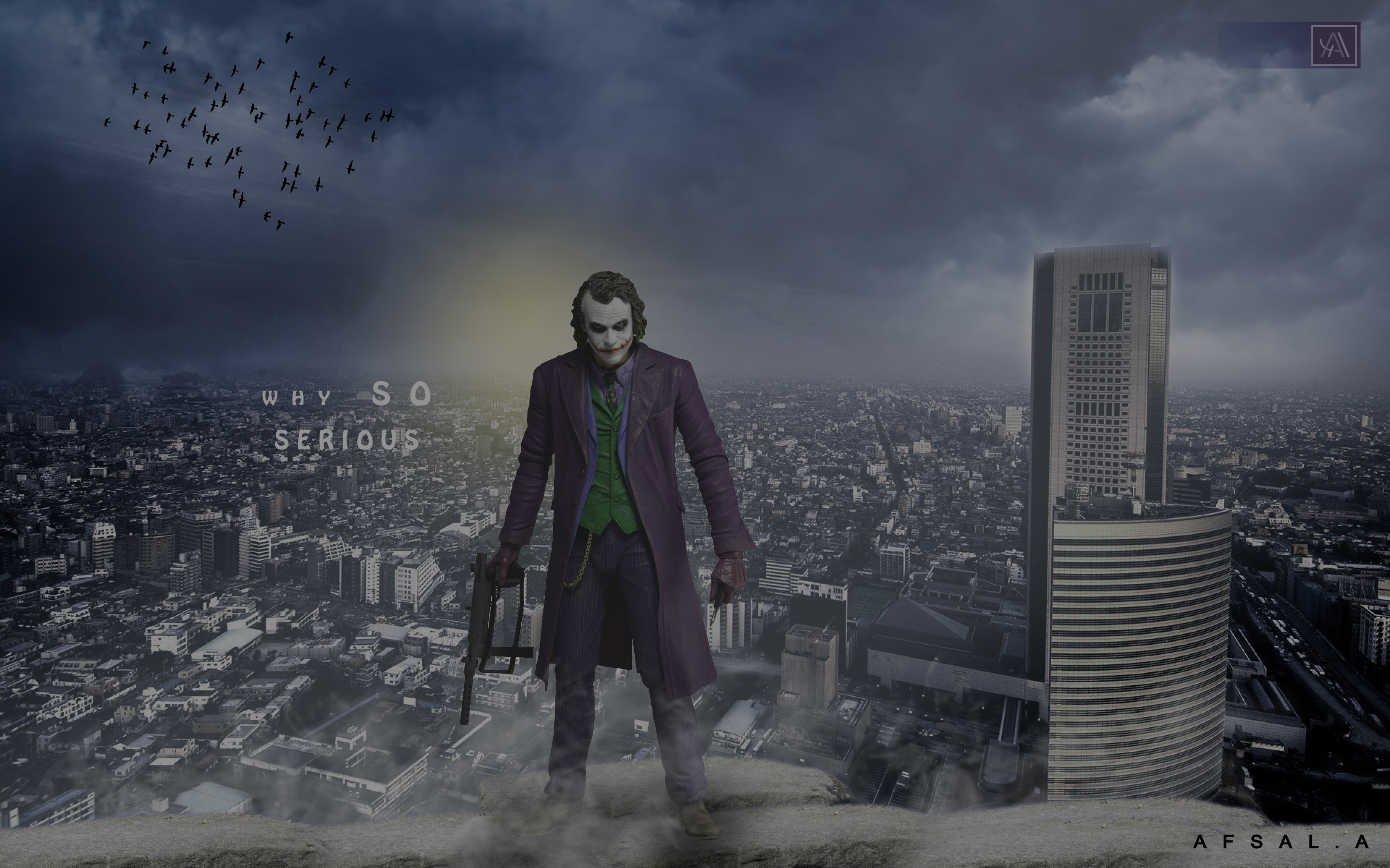 Joker In Gotham City, Hd Superheroes, 4k Wallpapers, Images A35