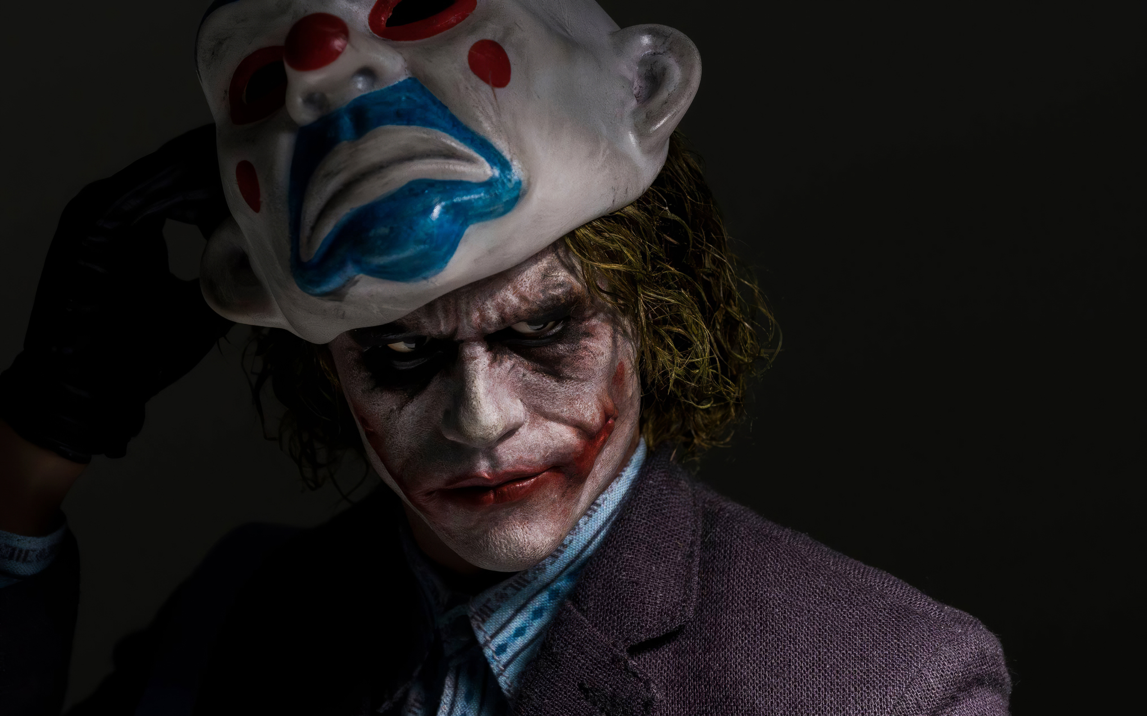 Download 2560x1080 Joker Mask 4k 2560x1080 Resolution Hd 4k Wallpapers Images Backgrounds Photos And Pictures