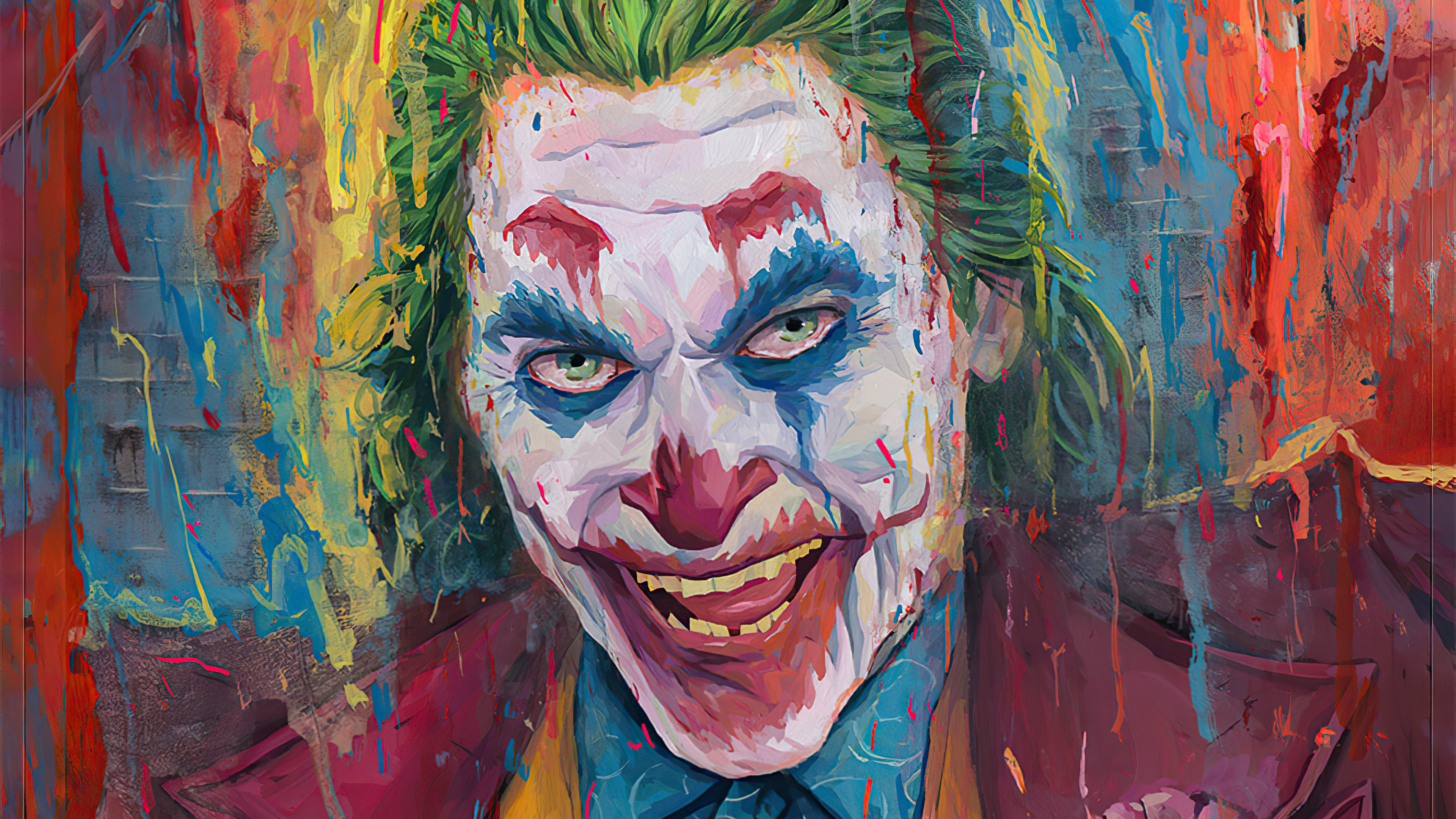 Joker Paint Artwork 4k, HD Superheroes, 4k Wallpapers, Images ...