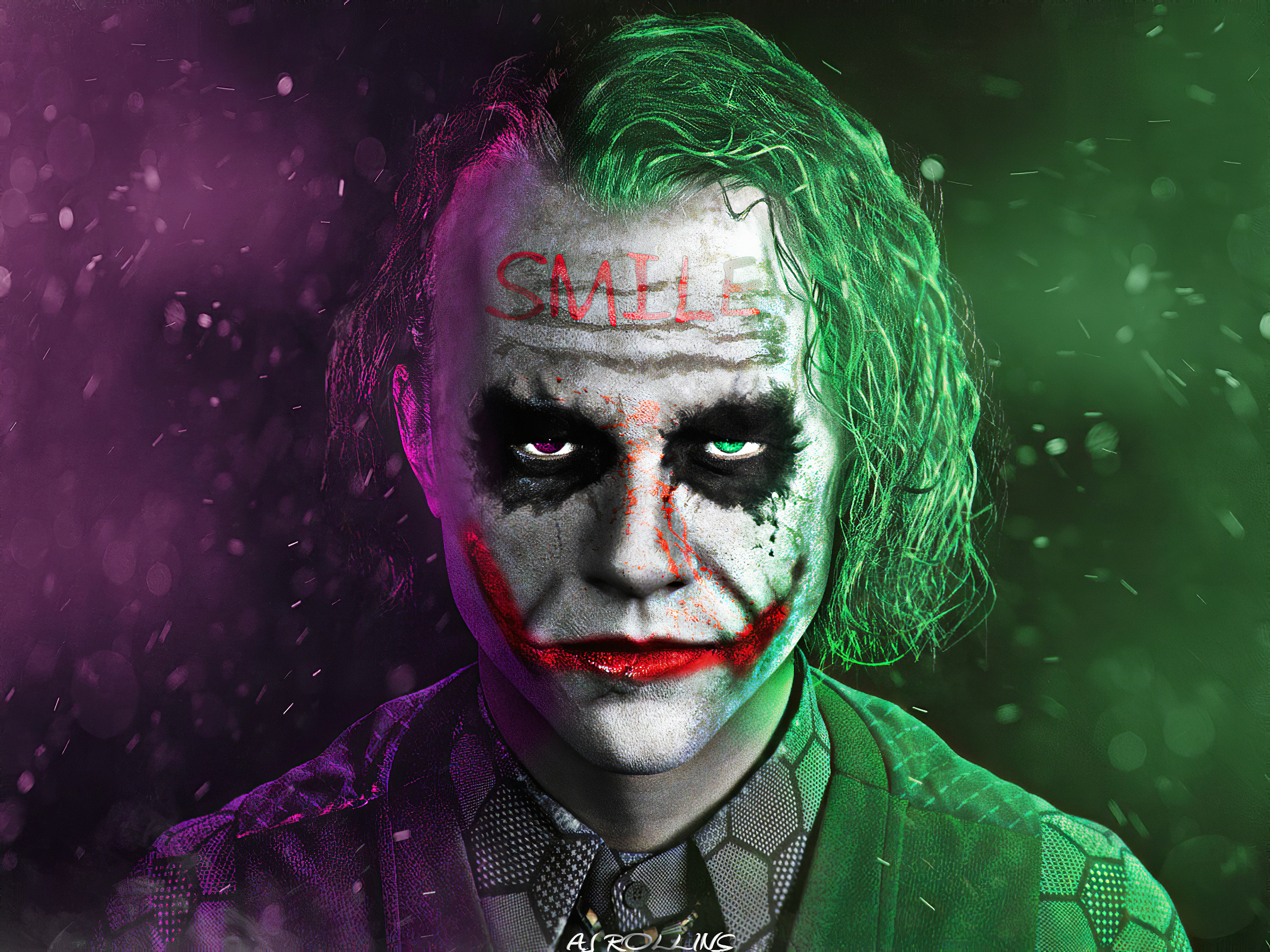 the joker blond hair