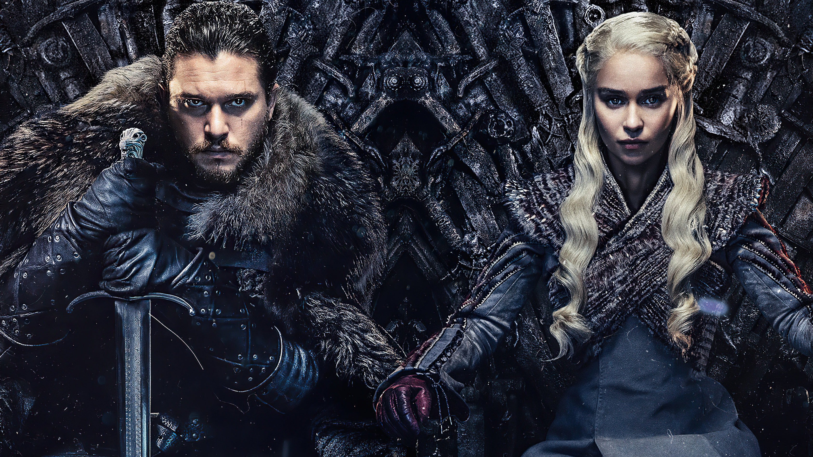 Jon Snow And Khalessi, HD Tv Shows, 4k Wallpapers, Images, Backgrounds,  Photos and Pictures