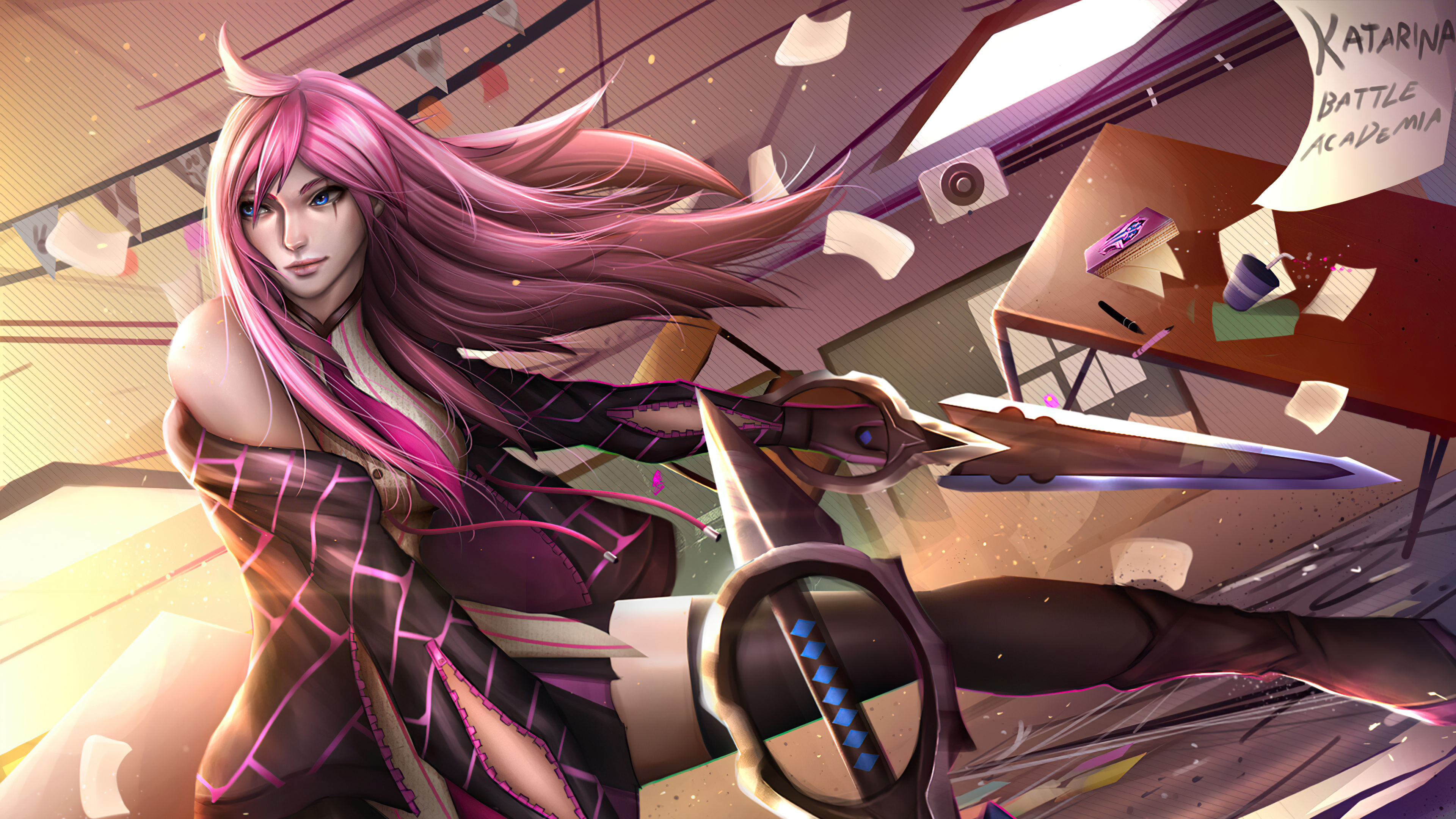 Katarina Battle Academia League Of Legends 4k, HD Games, 4k Wallpapers,  Images, Backgrounds, Photos and Pictures