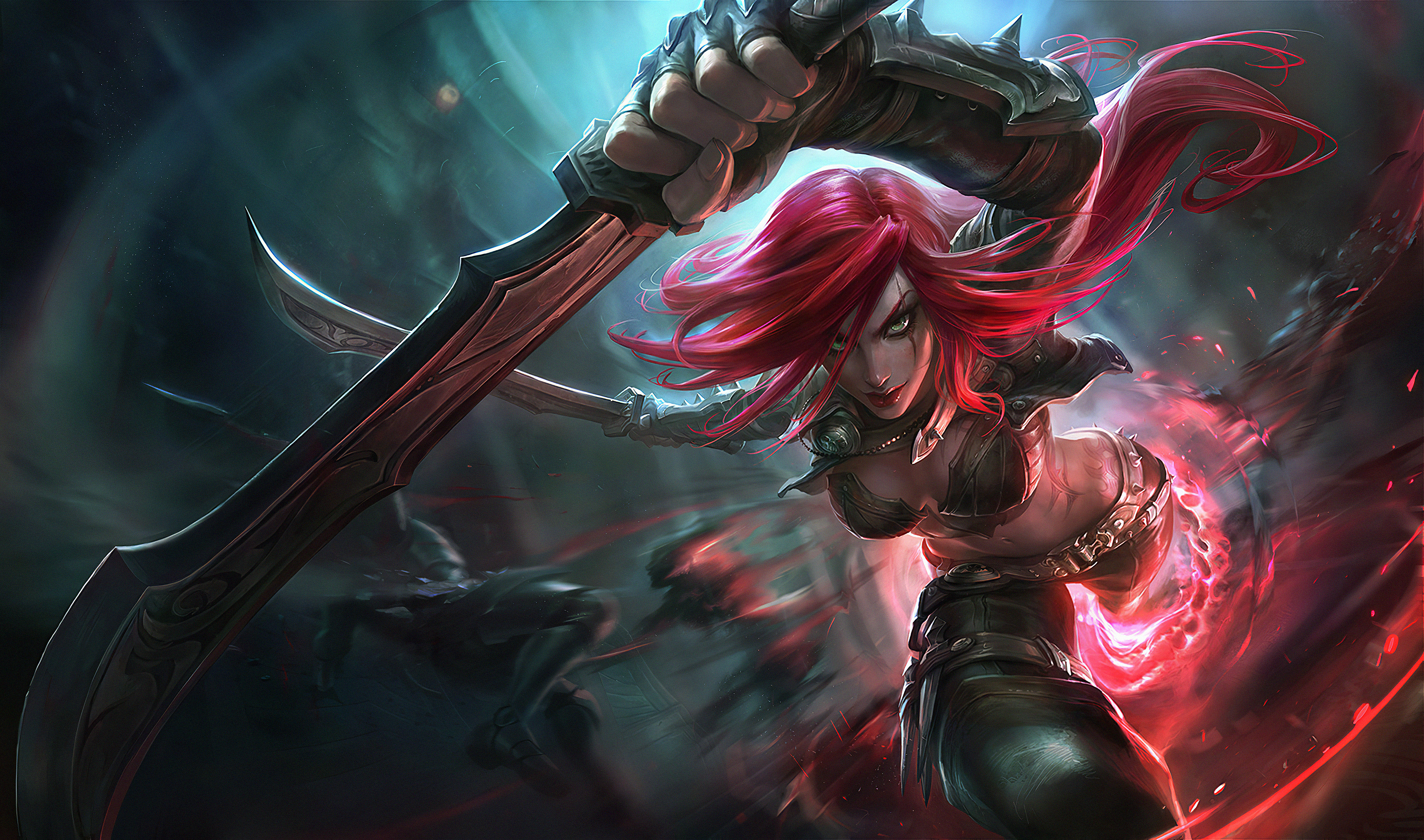 Katarina Lol Splash Art 4k Hd Games 4k Wallpapers Images Backgrounds Photos And Pictures