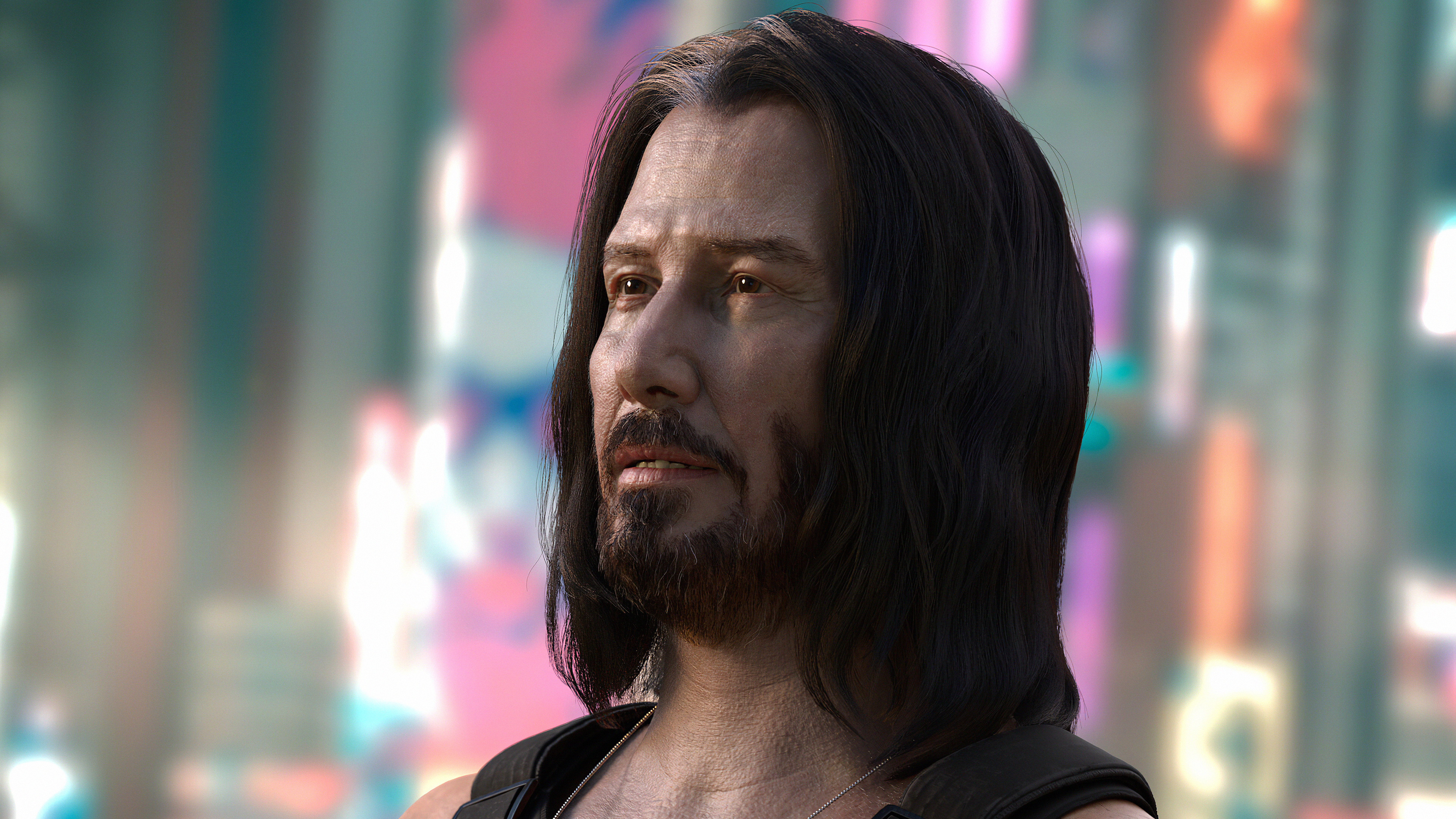 1360x768 Keanu Reeves In Cyberpunk 20774k Laptop HD HD 4k Wallpapers,  Images, Backgrounds, Photos and Pictures