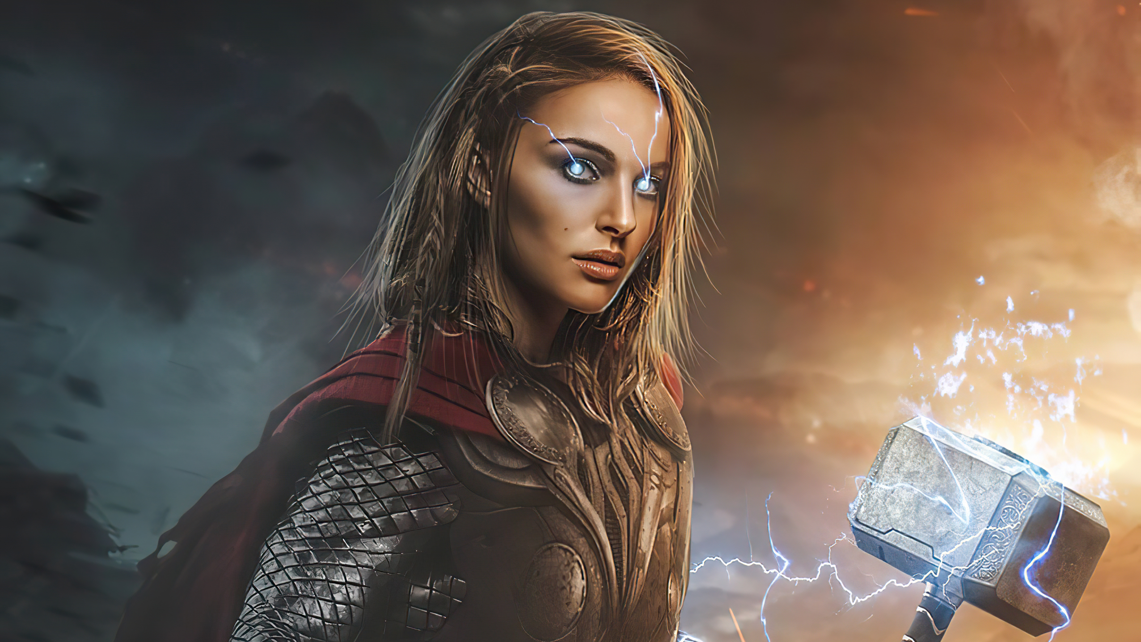 1920x1080 Lady Thor Love And Thunder 4k 2021 Laptop Full HD 1080P ...
