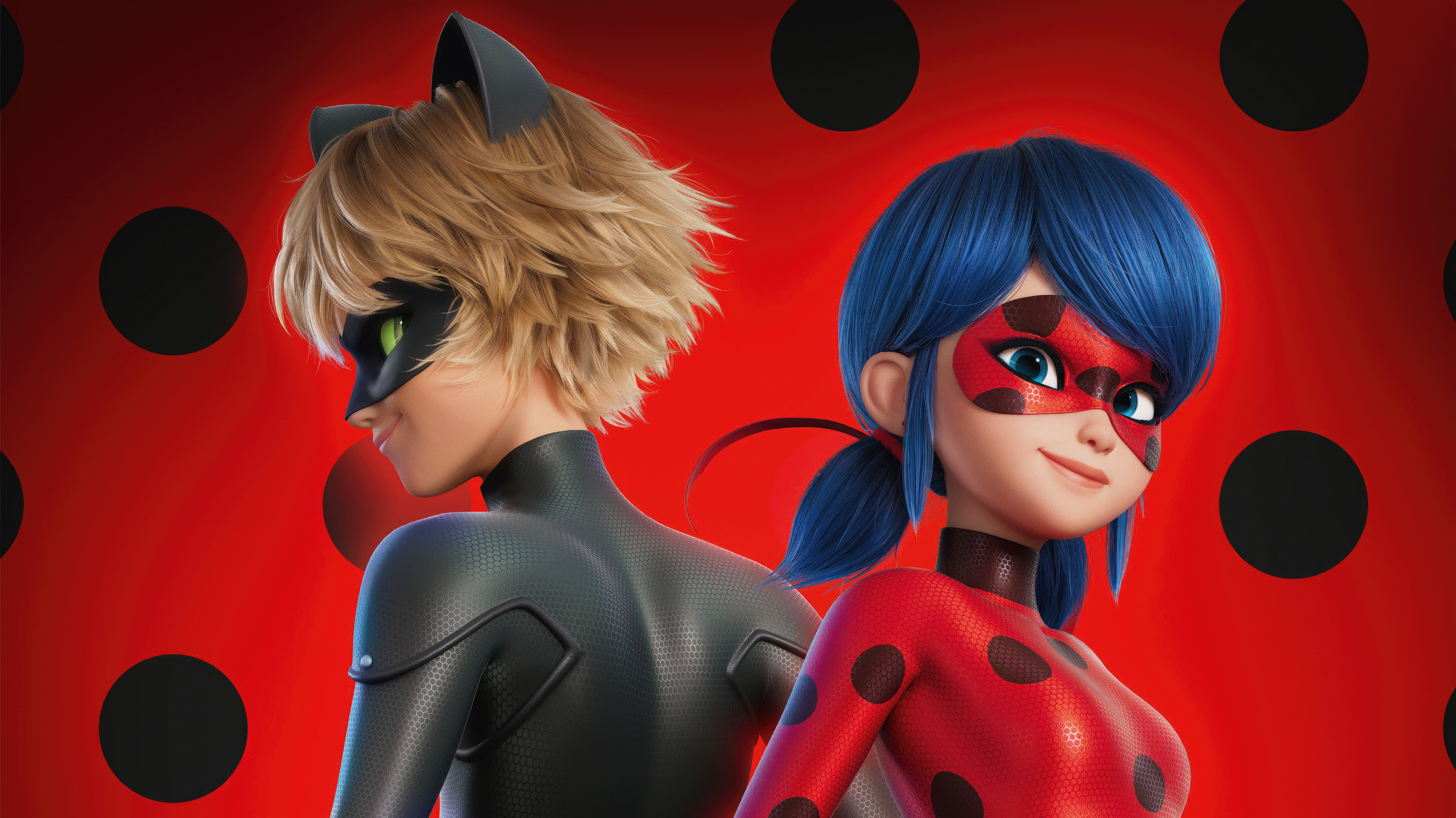 Power Couple By Frostedpuffs  Anime Wallpaper Chat Noir Miraculous Ladybug  Transparent PNG  884x472  Free Download on NicePNG