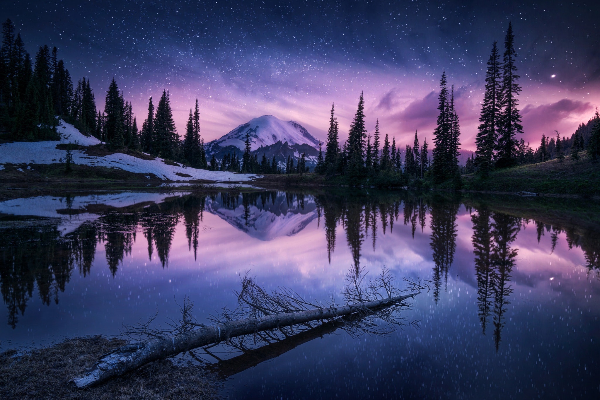 Lake Nature Night Reflection, HD Nature, 4k Wallpapers, Images,  Backgrounds, Photos and Pictures