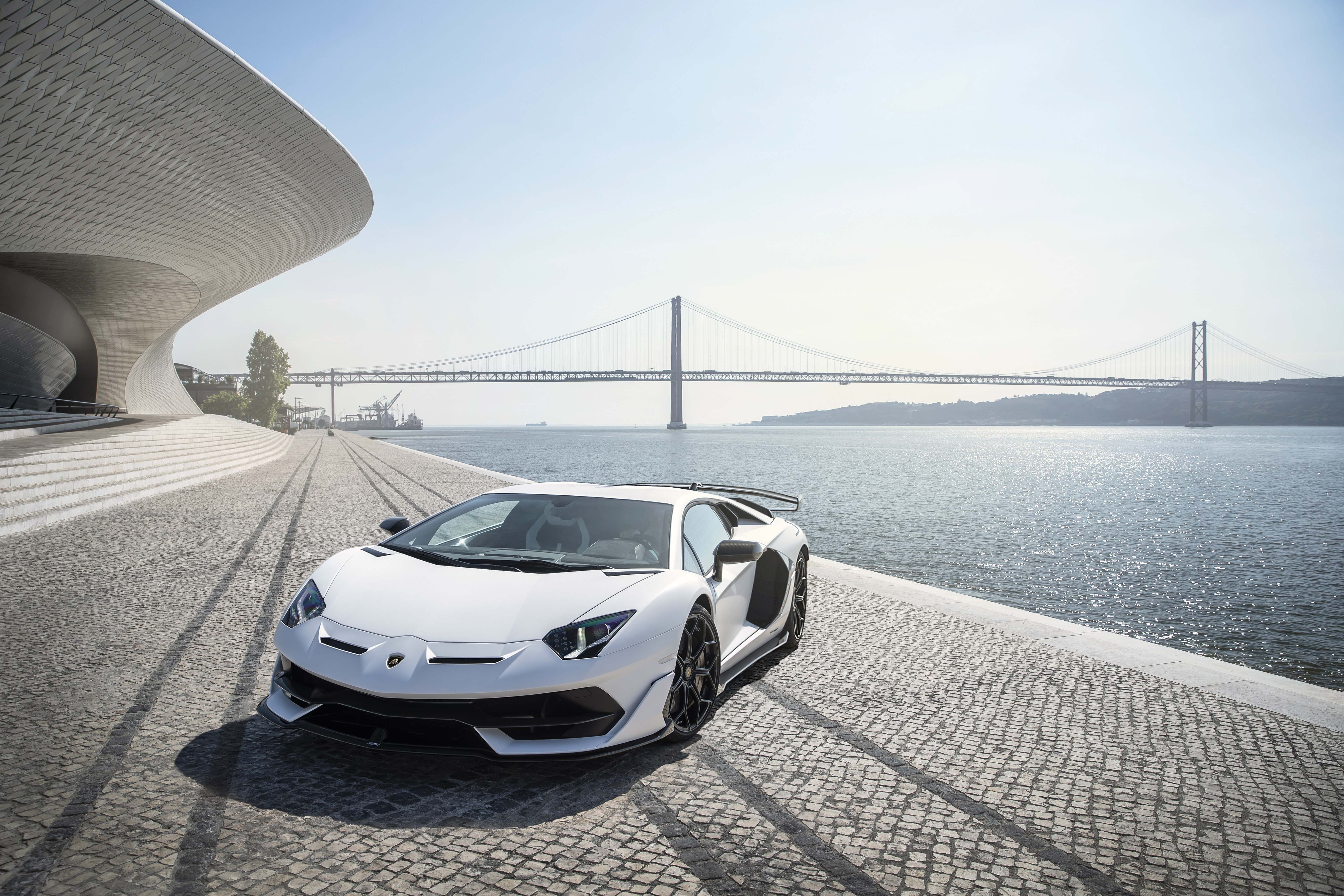 Lamborghini Aventador SVJ White Lisbon 5k, HD Cars, 4k Wallpapers