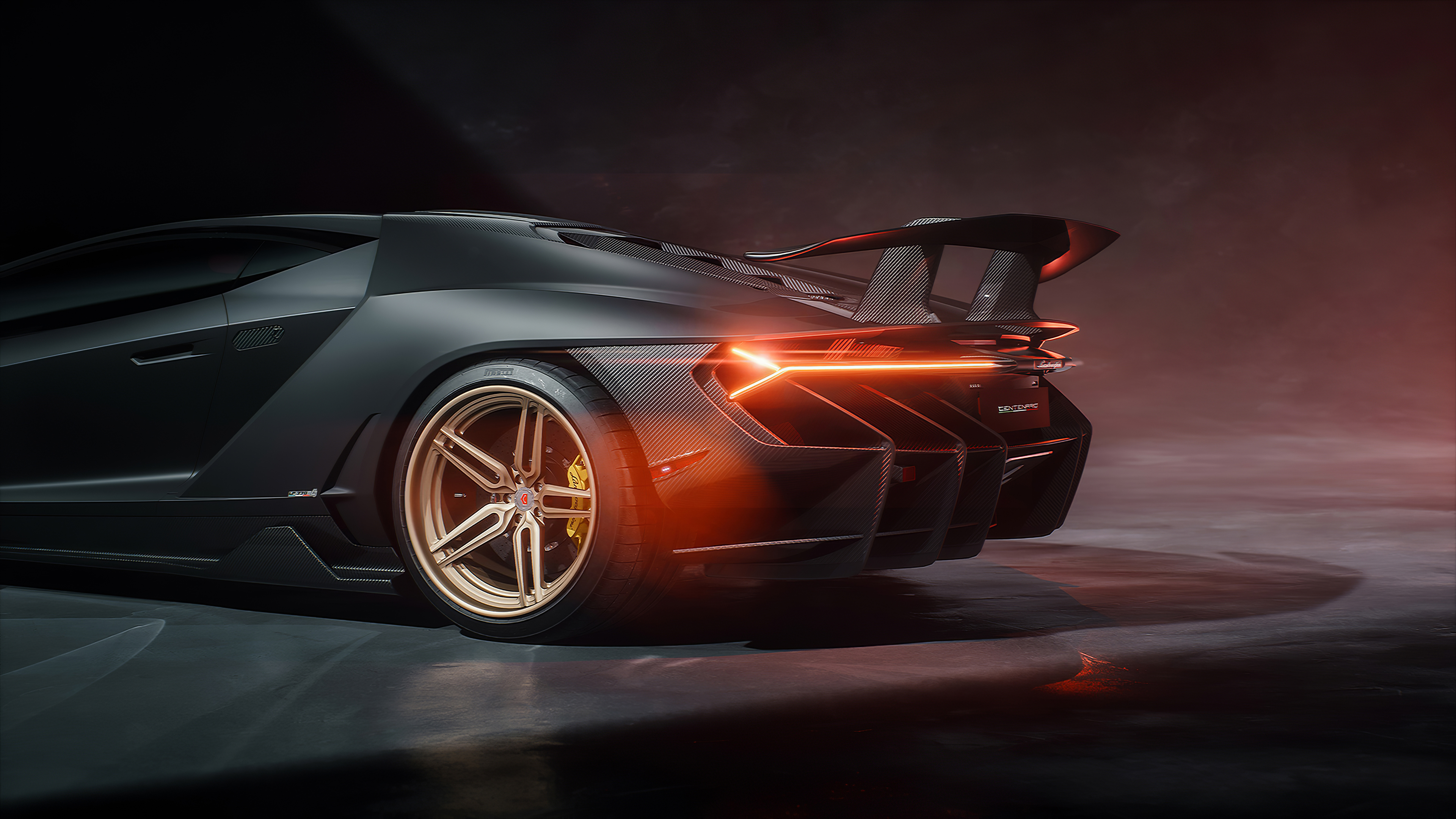 Lamborghini Centenario Rear 4k, HD Cars, 4k Wallpapers, Images