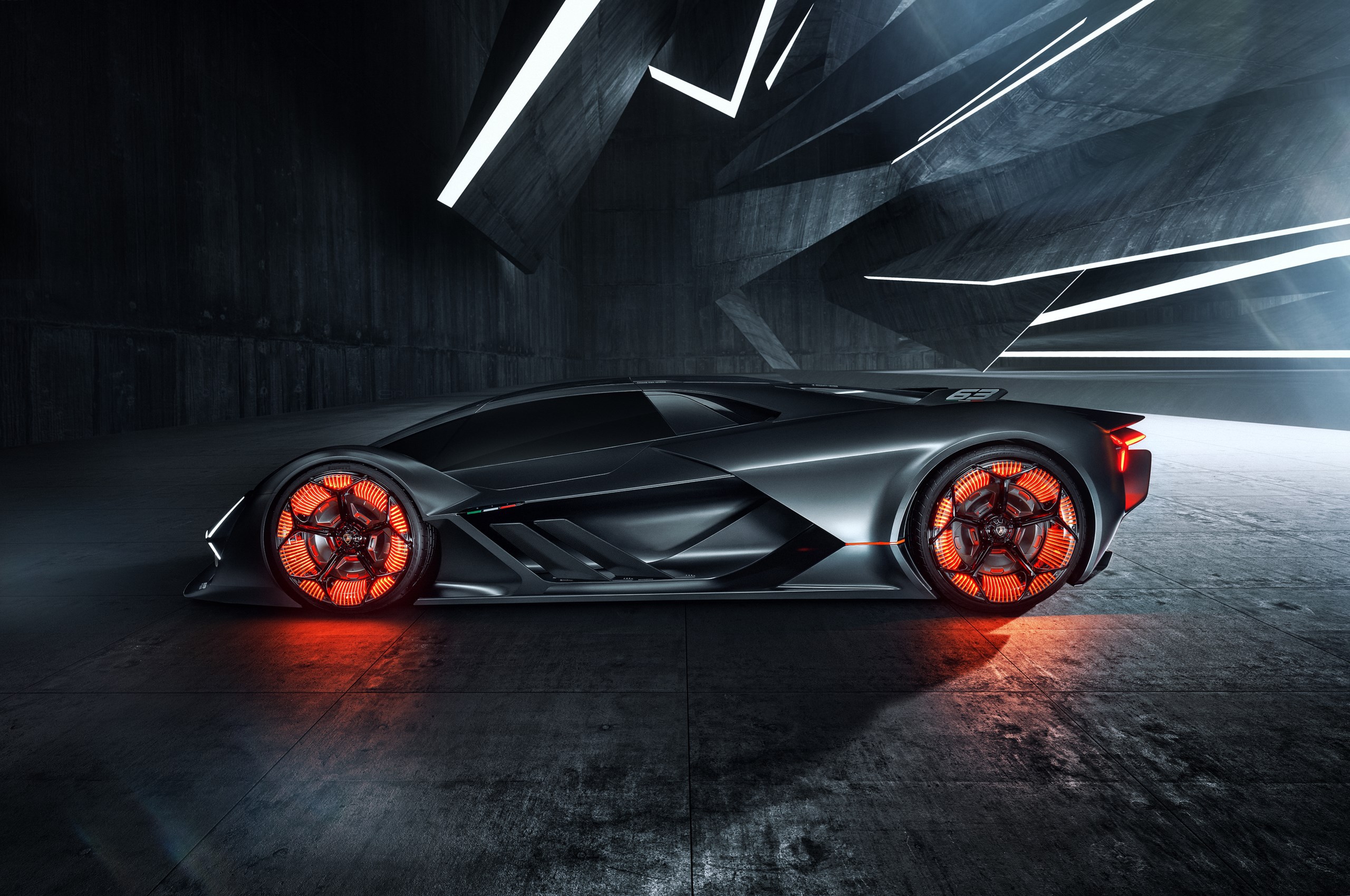 Lamborghini Terzo Millennio 2019 Side View Car Wallpaperhd Cars