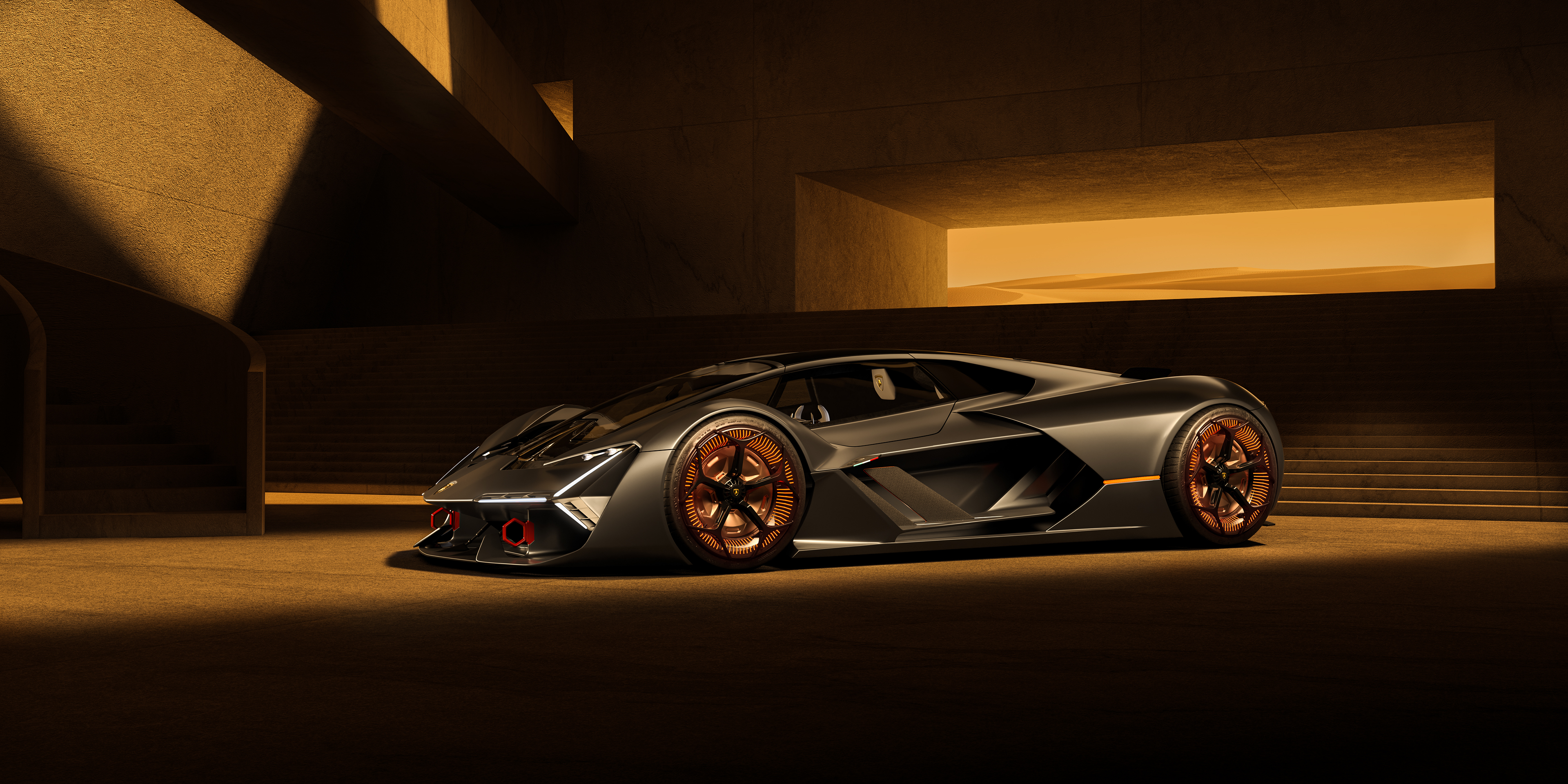 Lamborghini Terzo Millennio 4k 2020, HD Cars, 4k Wallpapers