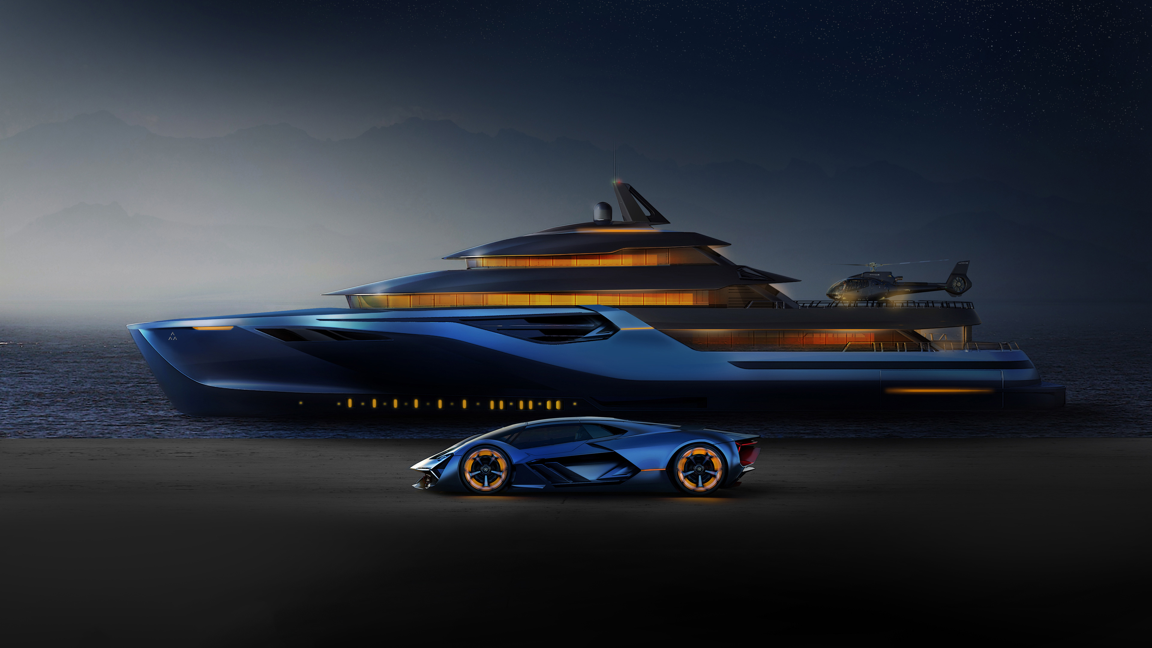 Lamborghini Terzo Millennio And Explorer Concept 4k, HD Cars, 4k