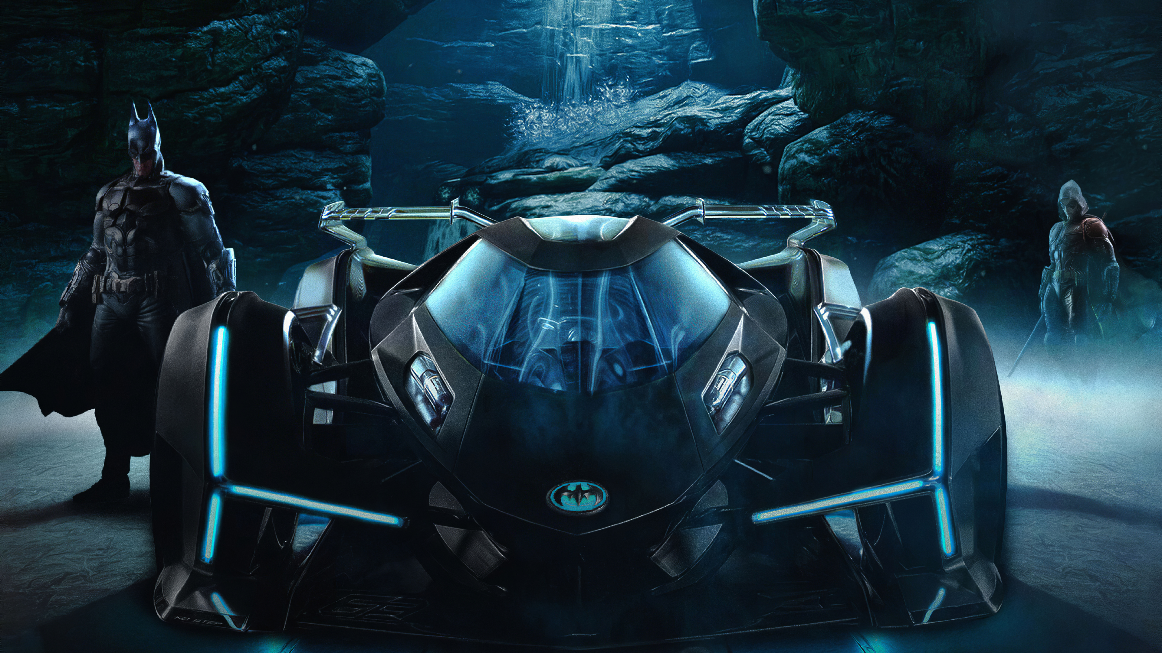 Lamborghini Vision Gran Turismo As BatMobile, HD Superheroes, 4k