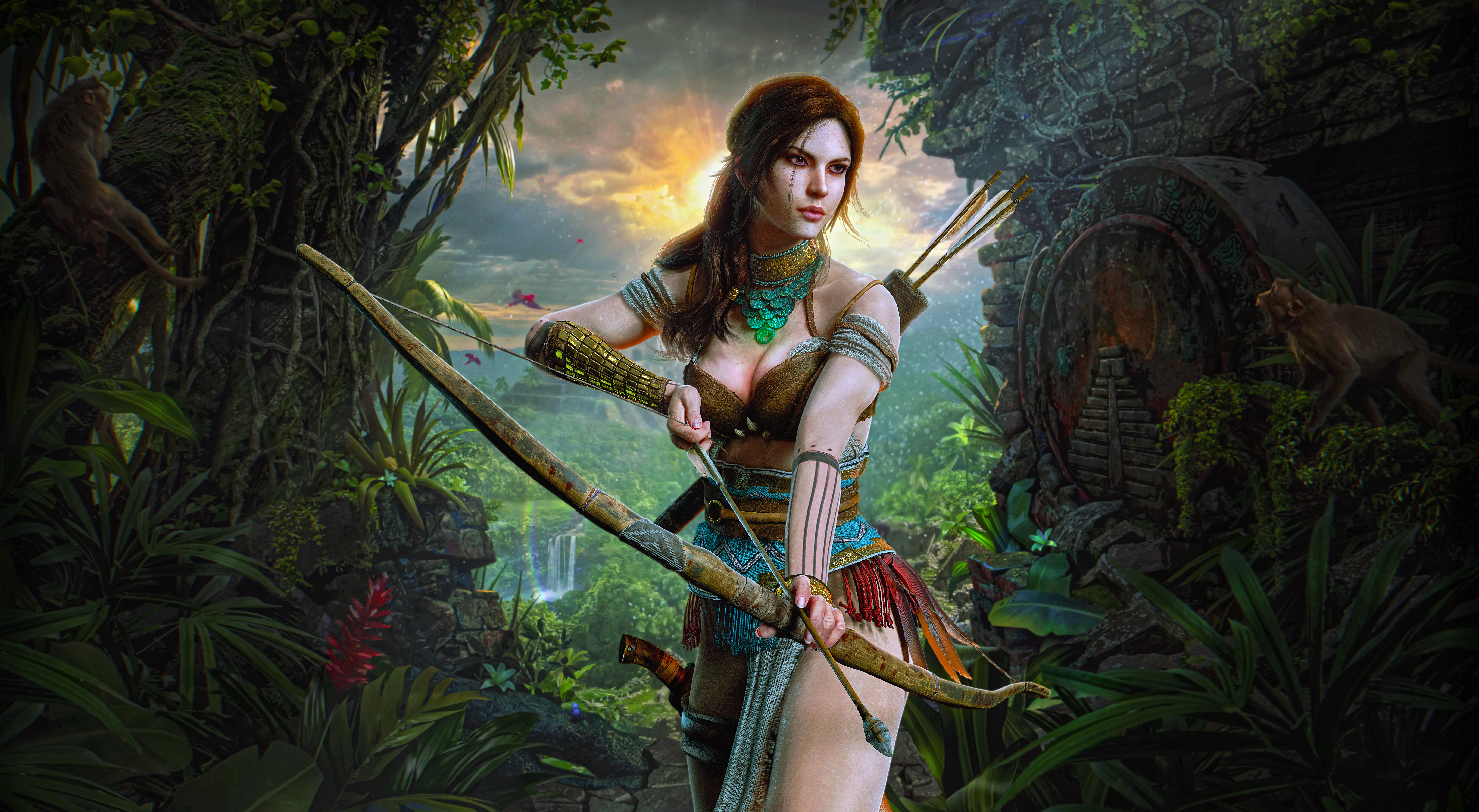 100+] Lara Croft Iphone Wallpapers | Wallpapers.com