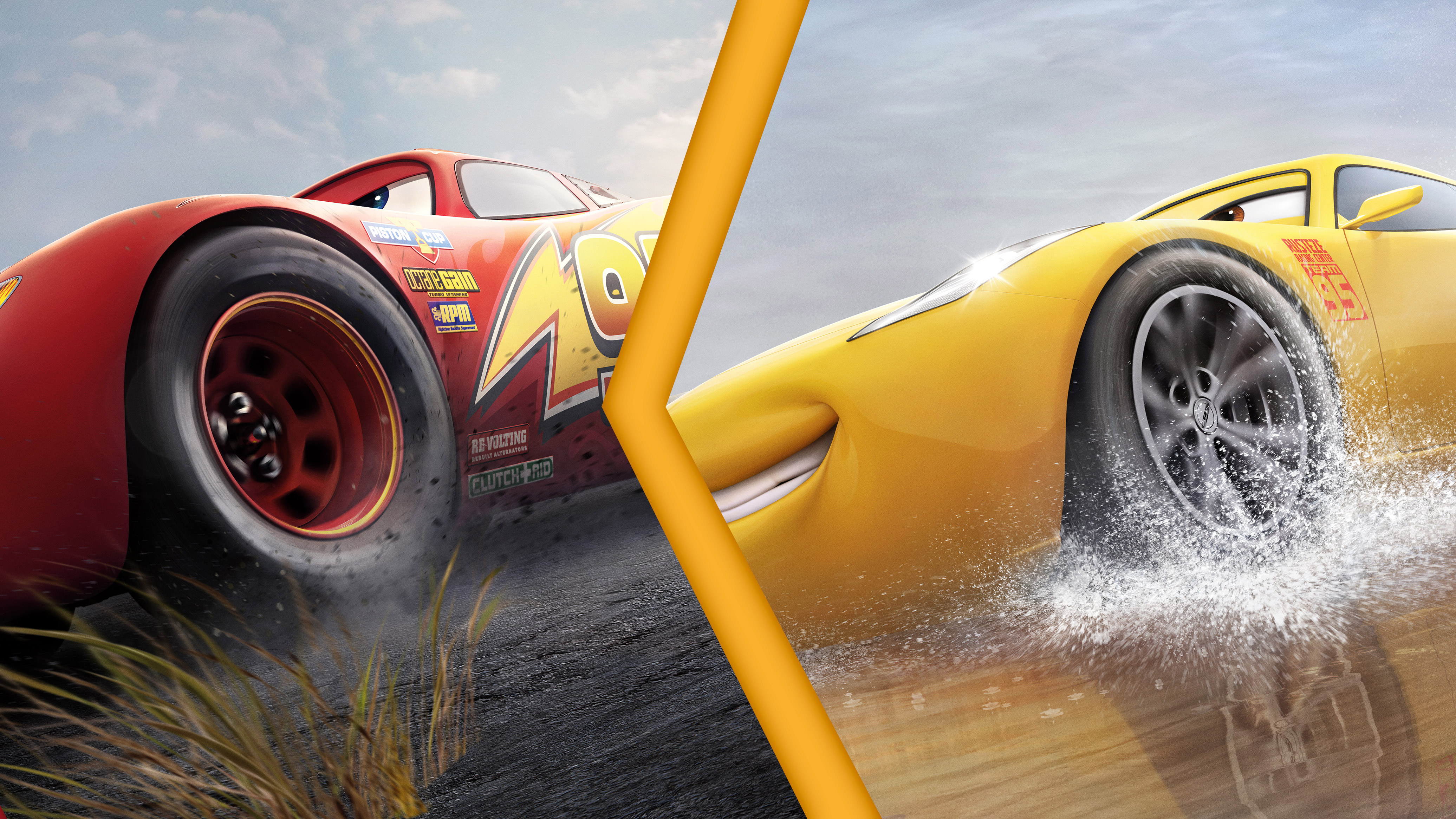 Lightning Mcqueen Vs Cruz Ramirez Cars 3 4k Hd Movies 4k Wallpapers Images Backgrounds Photos And Pictures