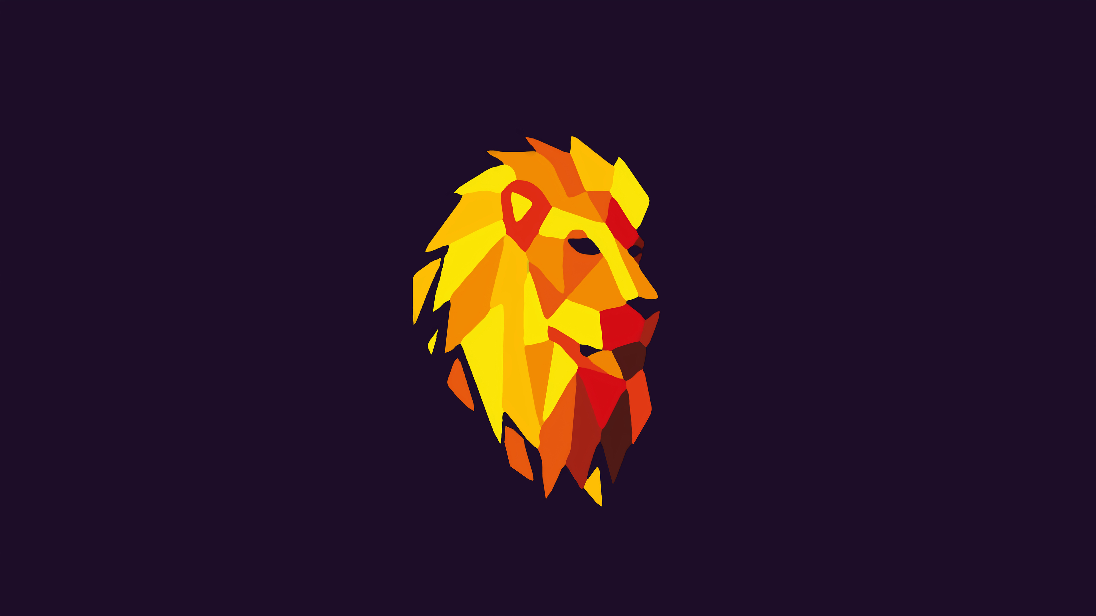 lion artwork wallpaper