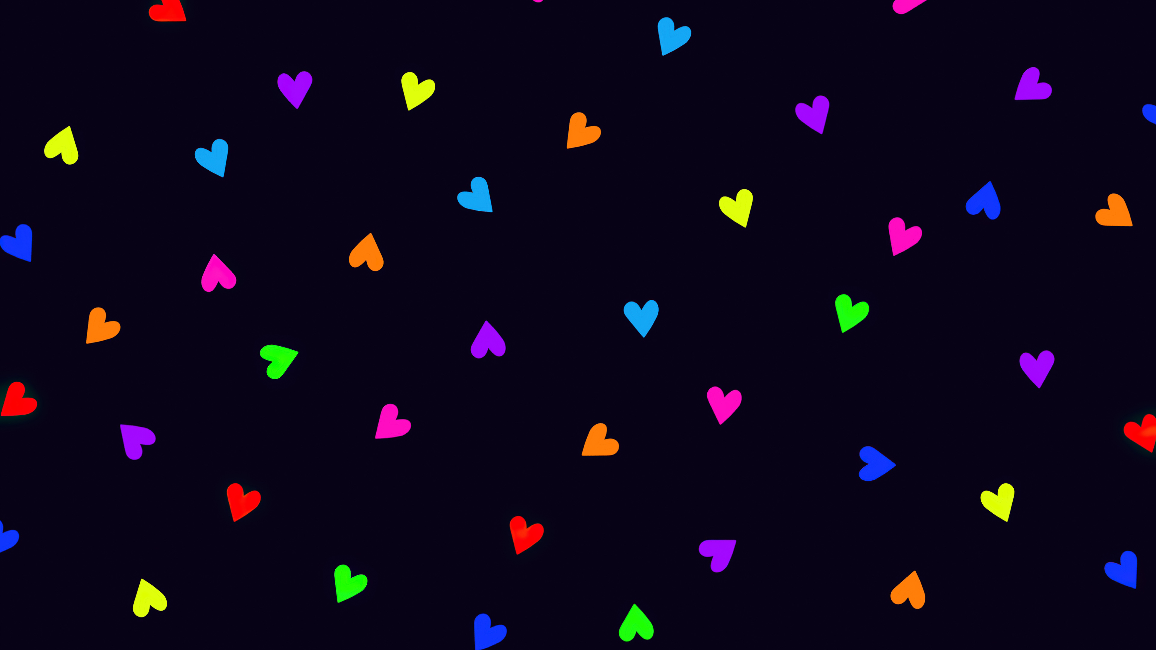 Small hearts on dark background seamless pattern Cute little hearts in  seamless pattern 2400478 Vector Art at Vecteezy
