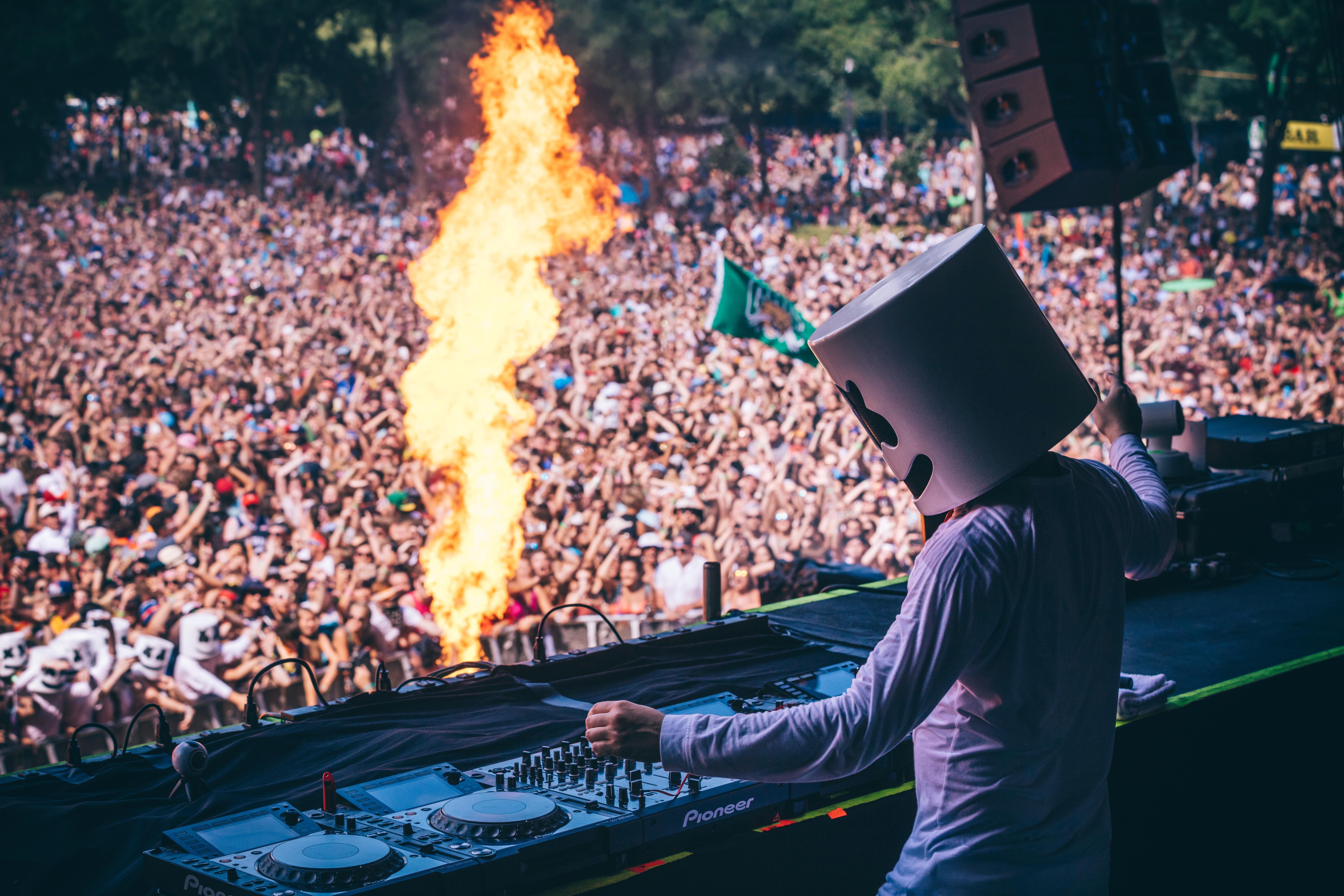 Marshmello Performing At Music Festival 5k, HD Music, 4k Wallpapers,  Images, Backgrounds, Photos and Pictures