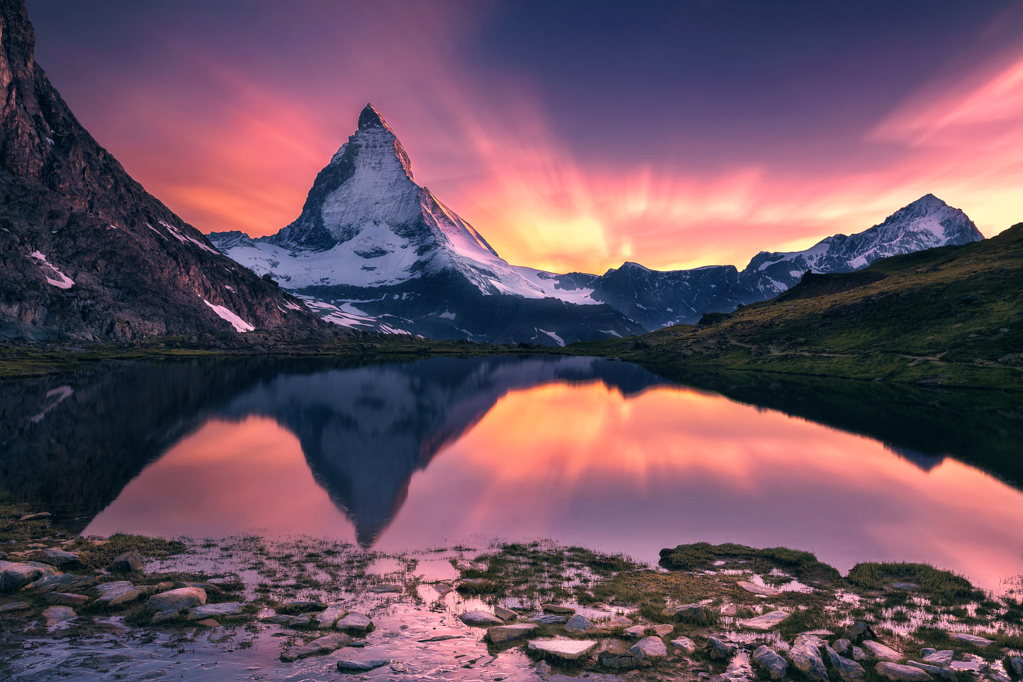 Alps Matterhorn Mountain Wallpaper Hd Nature 4k Wallpapers Images