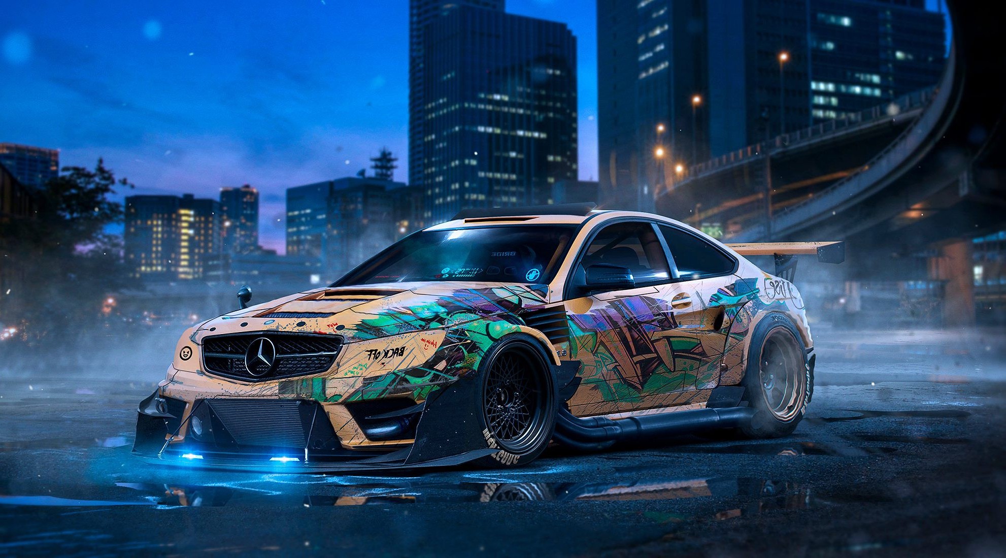 Wallpaper Car Drift