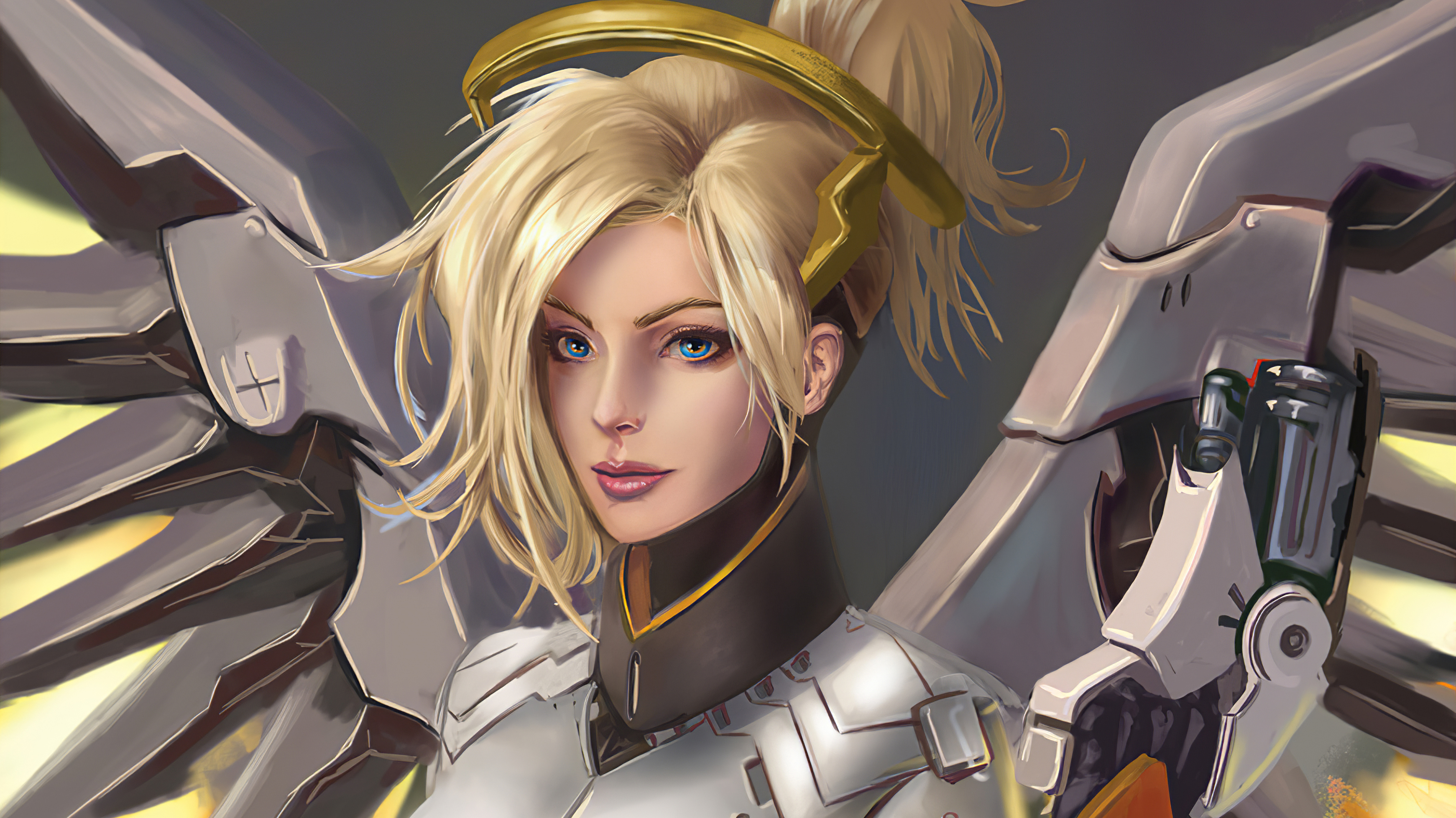 Mercy Overwatch 2 Artwork 4k Wallpaper,HD Games Wallpapers,4k