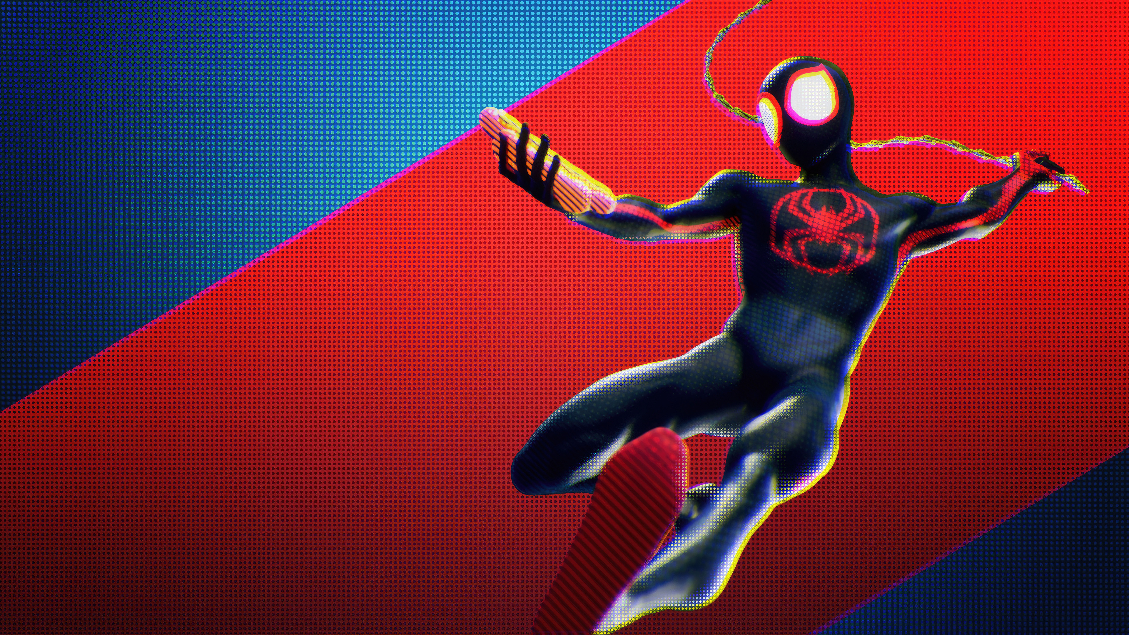 Wallpaper spider-man: across the spiderverse, minimal and funny