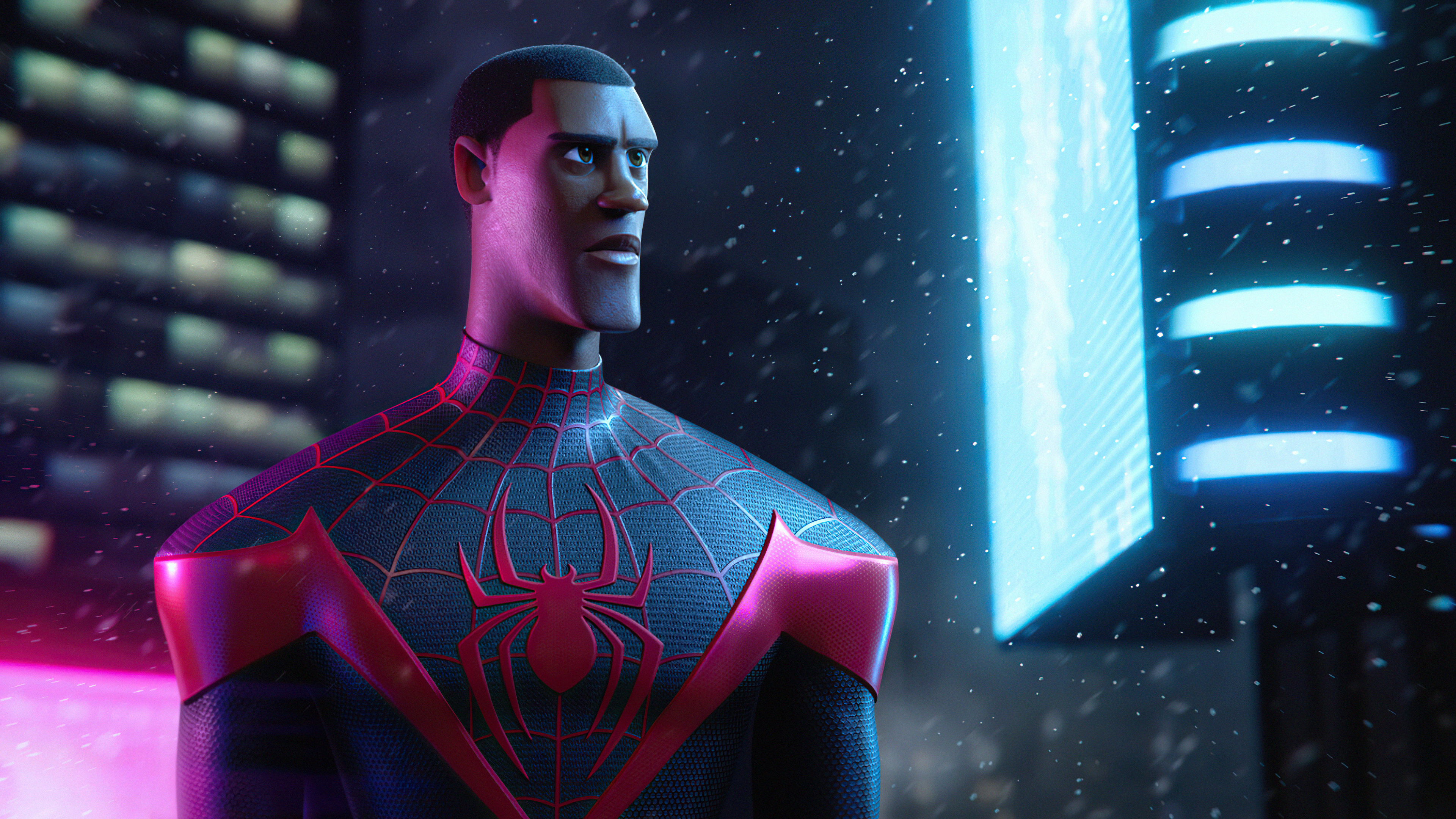 320307 Miles Morales SpiderMan Into the SpiderVerse 4K  Rare Gallery  HD Wallpapers