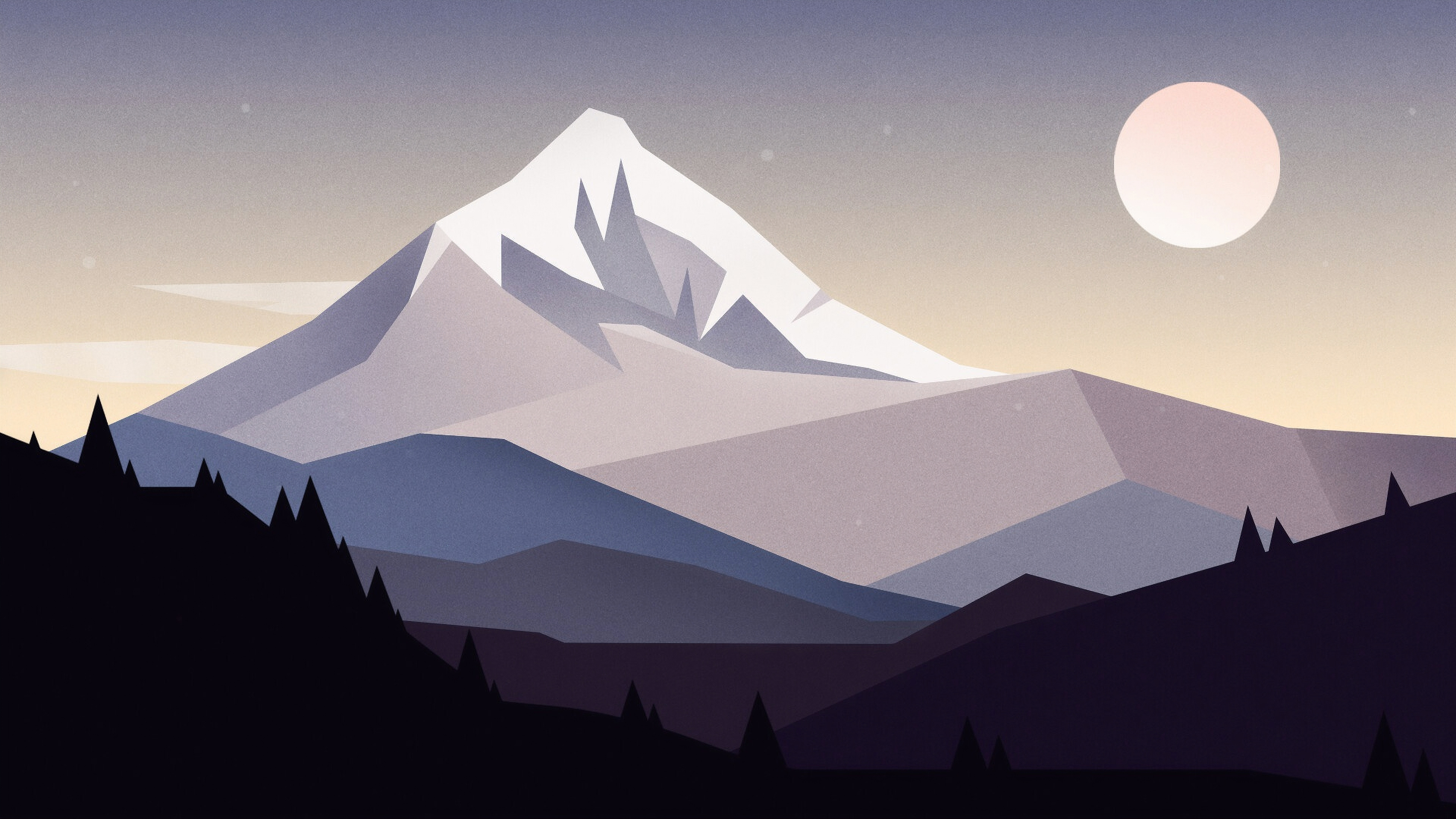 Night Mountains Minimalist 8k HD Artist 4k Wallpapers Images Backgrounds  Photos and Pictures