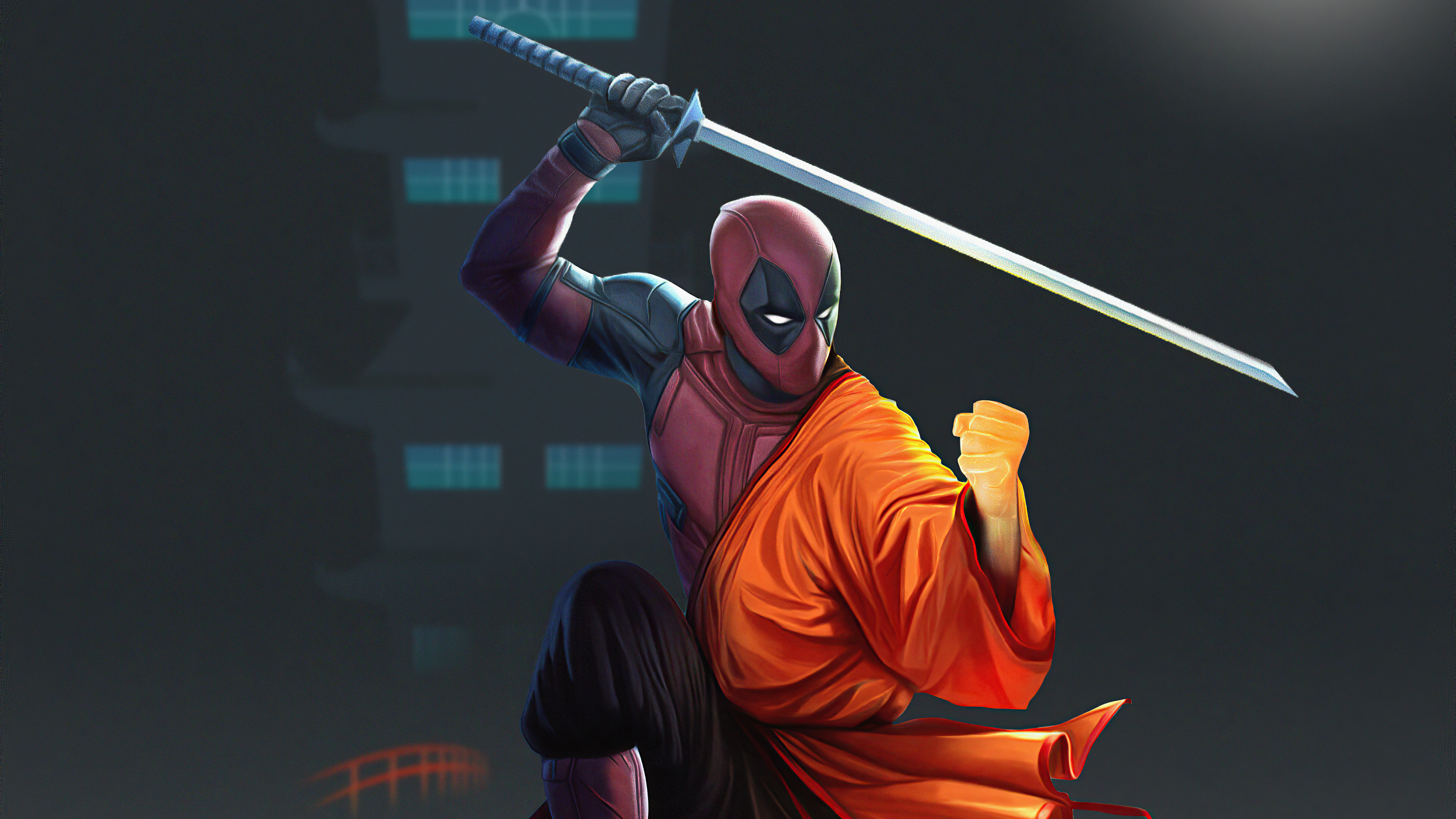 Monk Deadpool Fist, HD Superheroes, 4k Wallpapers, Images, Backgrounds,  Photos and Pictures