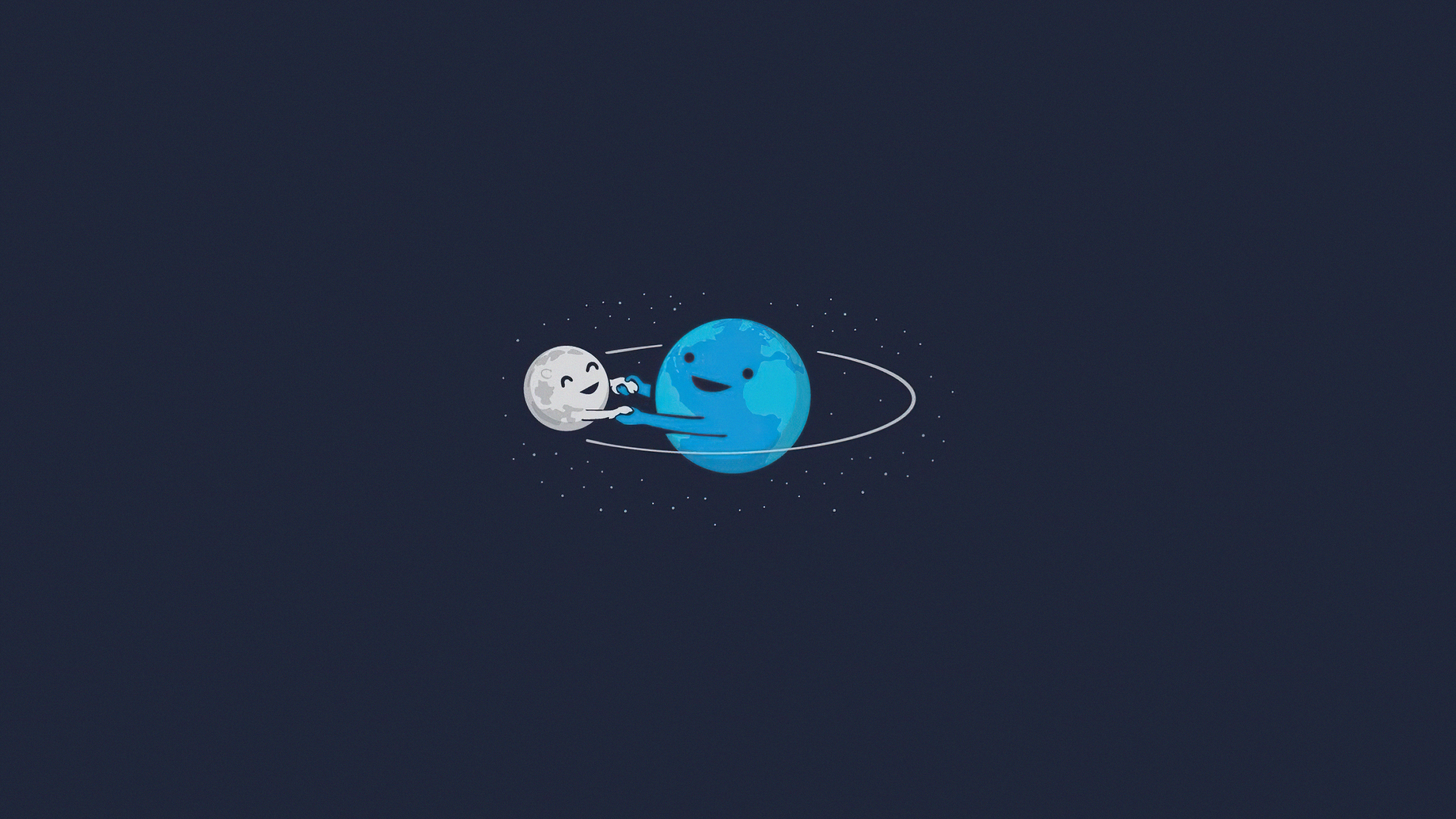 1920x1080 Moon Earth Funny Minimalism Laptop Full HD 1080P HD 4k Wallpapers,  Images, Backgrounds, Photos and Pictures