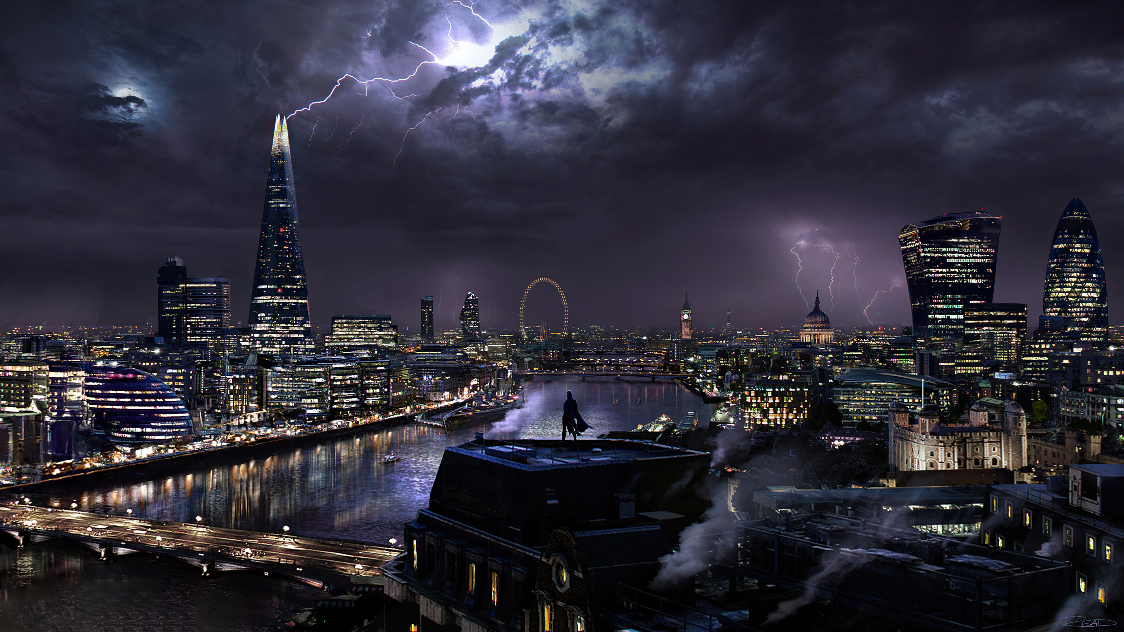 1024x768 Moon Knight London Night 1024x768 Resolution HD 4k Wallpapers,  Images, Backgrounds, Photos and Pictures