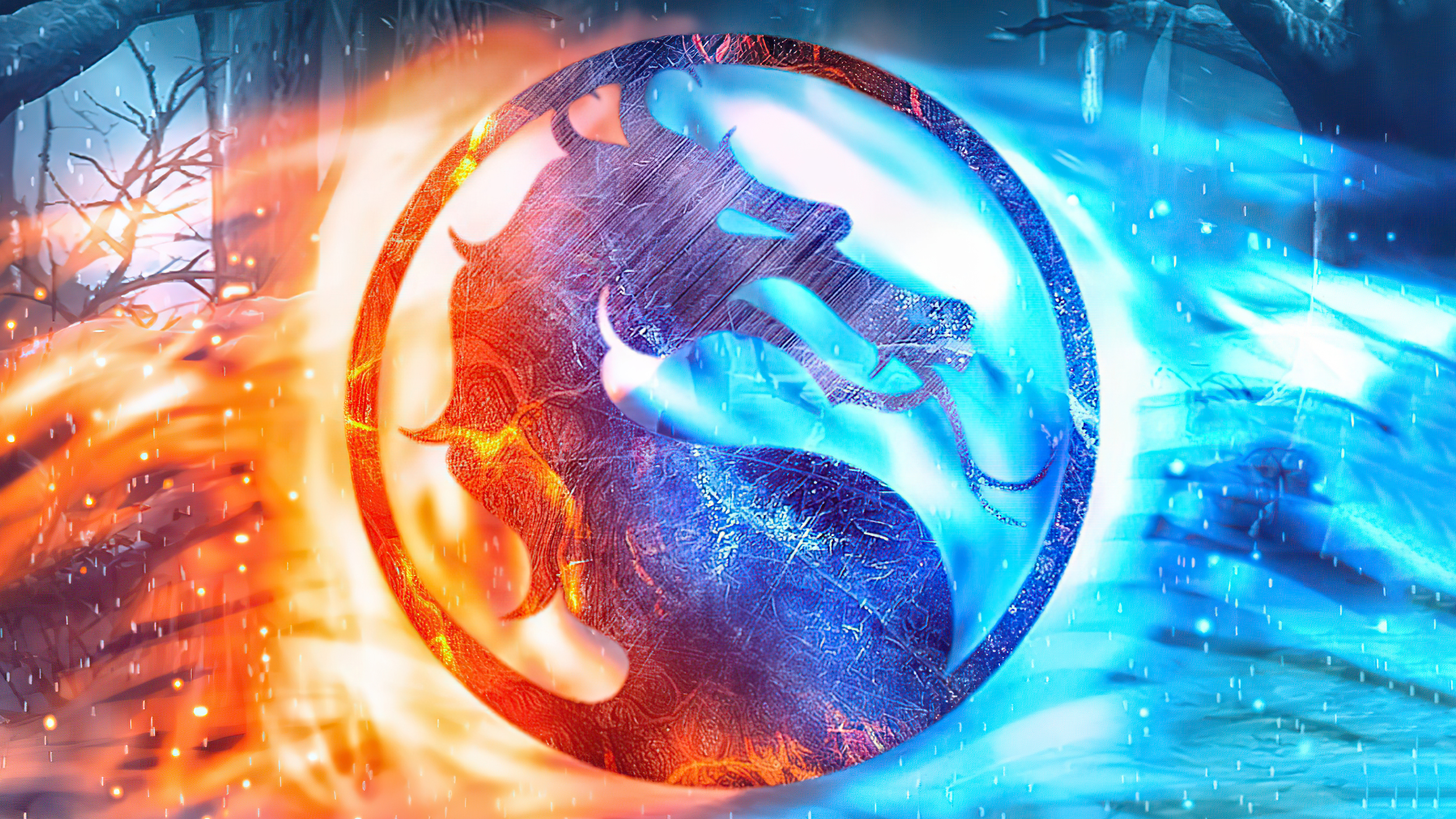 Mortal Kombat Movie Fire And Ice Logo 4k, HD Movies, 4k Wallpapers, Images,  Backgrounds, Photos and Pictures