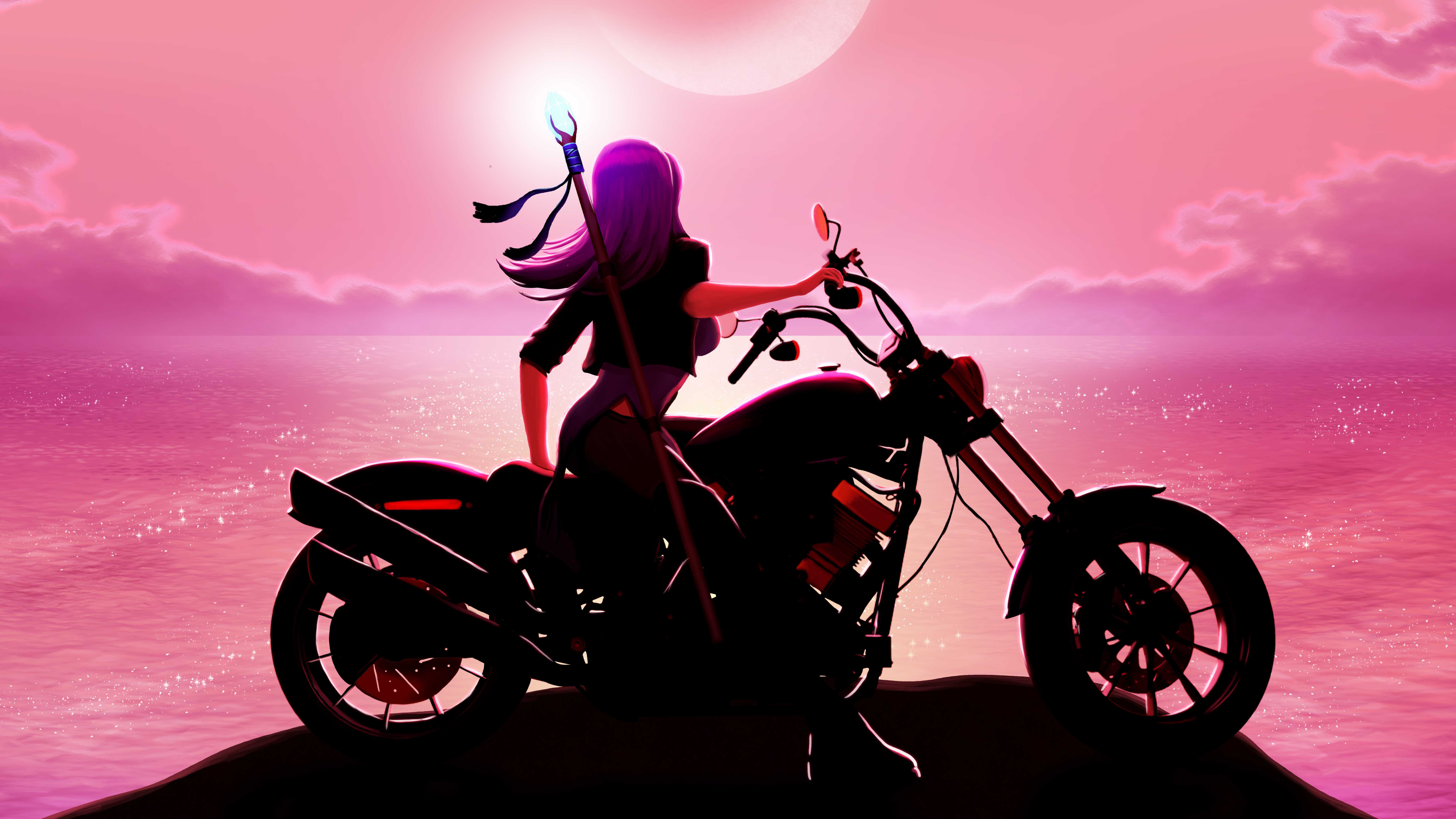 Girls and Motorcycles Wallpapers (77+ images inside)