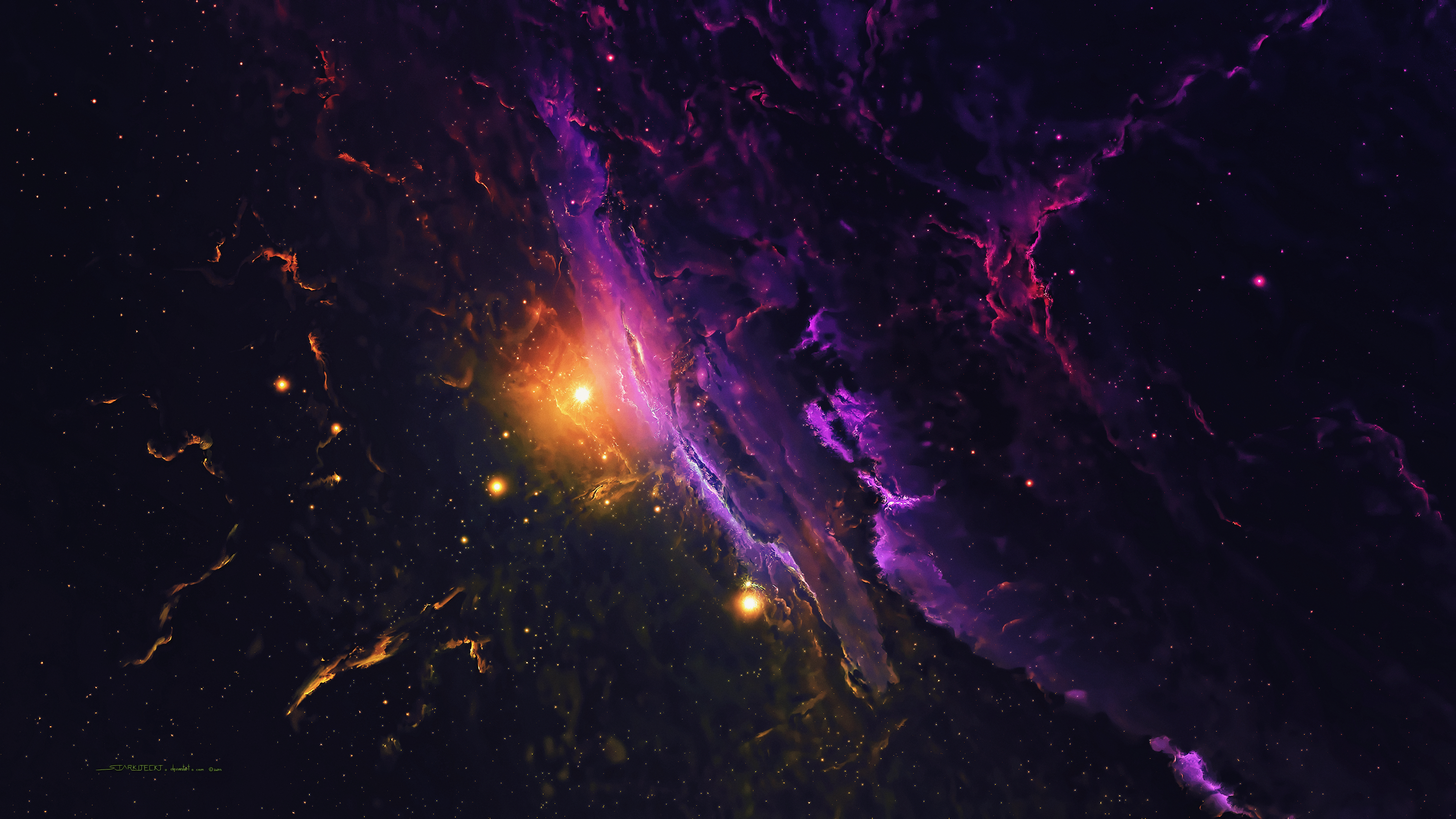 Nebula Galaxy Space Stars Universe 4k Wallpaper,HD Artist Wallpapers,4k