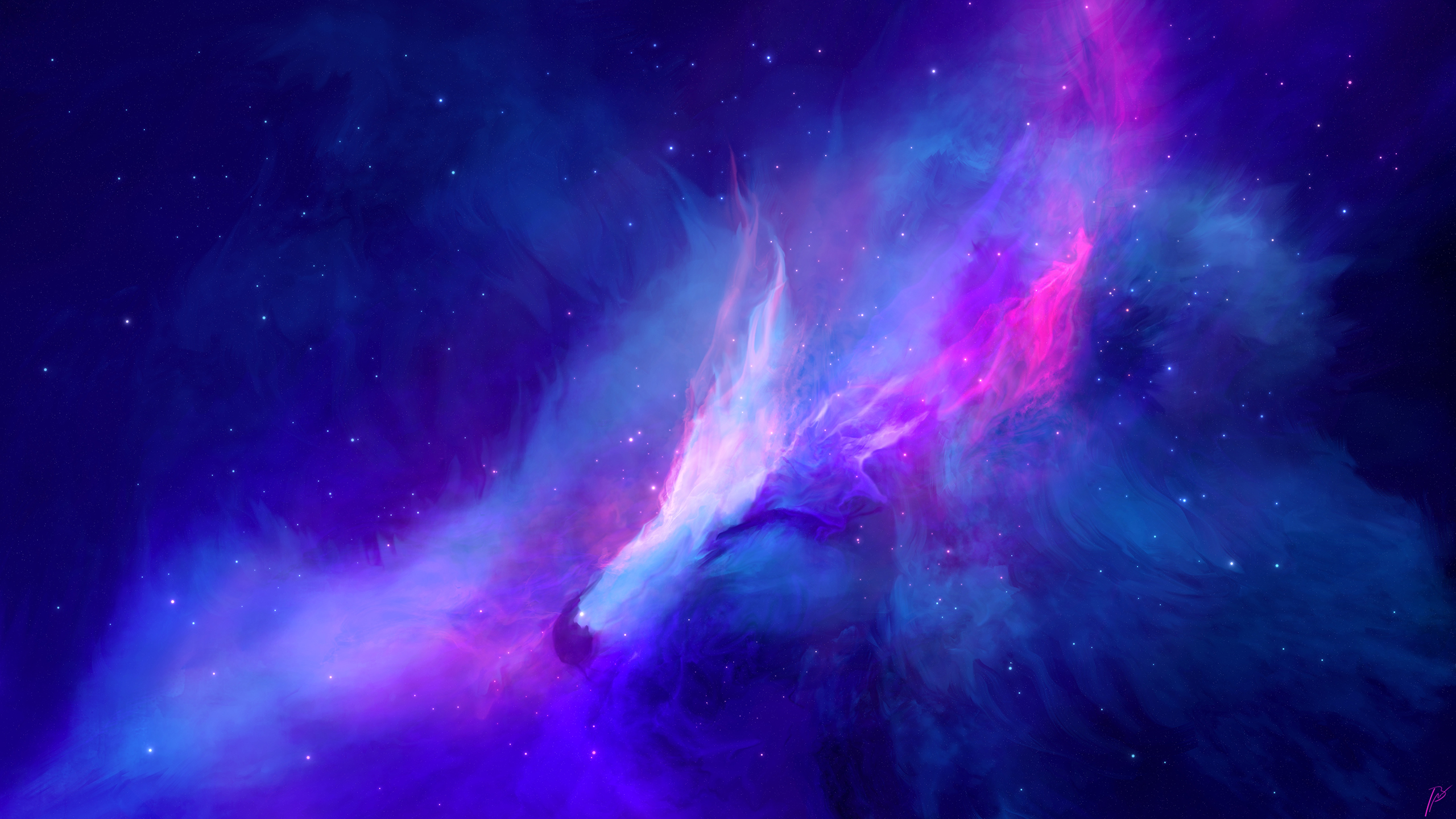 Nebula Space Art Hd Digital Universe 4k Wallpapers Images