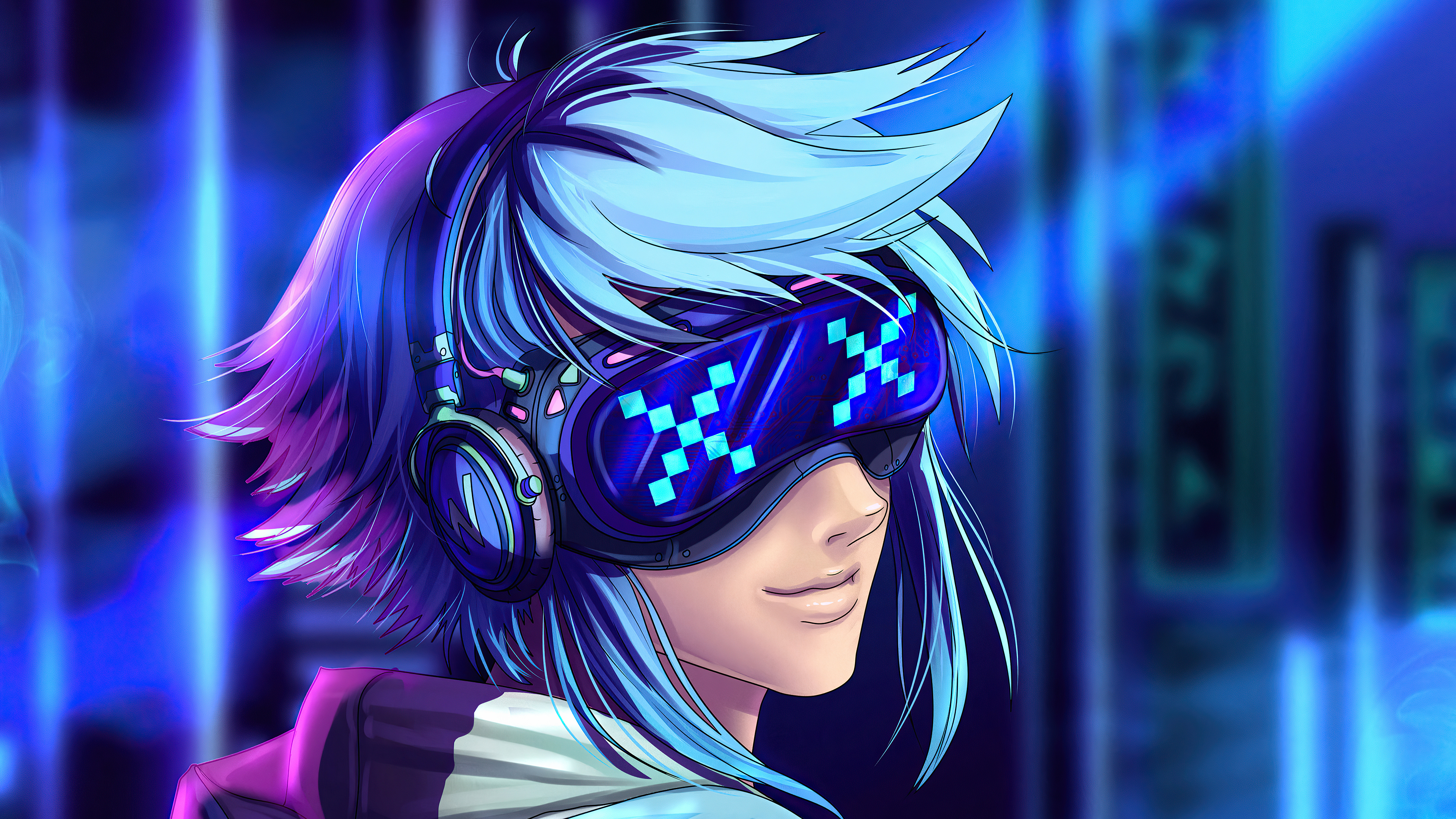 Neon Cool Guy 4k, HD Artist, 4k Wallpapers, Images, Backgrounds, Photos and  Pictures