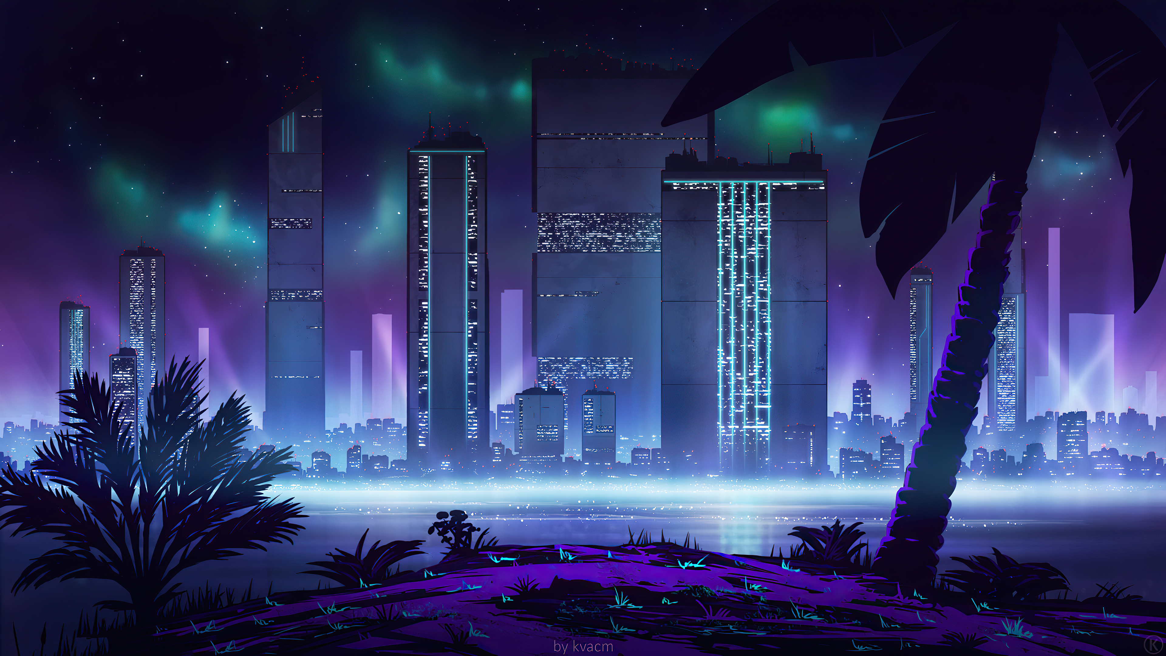 Neon Lights City Cyberpunk 4k Wallpaper,HD Artist Wallpapers,4k