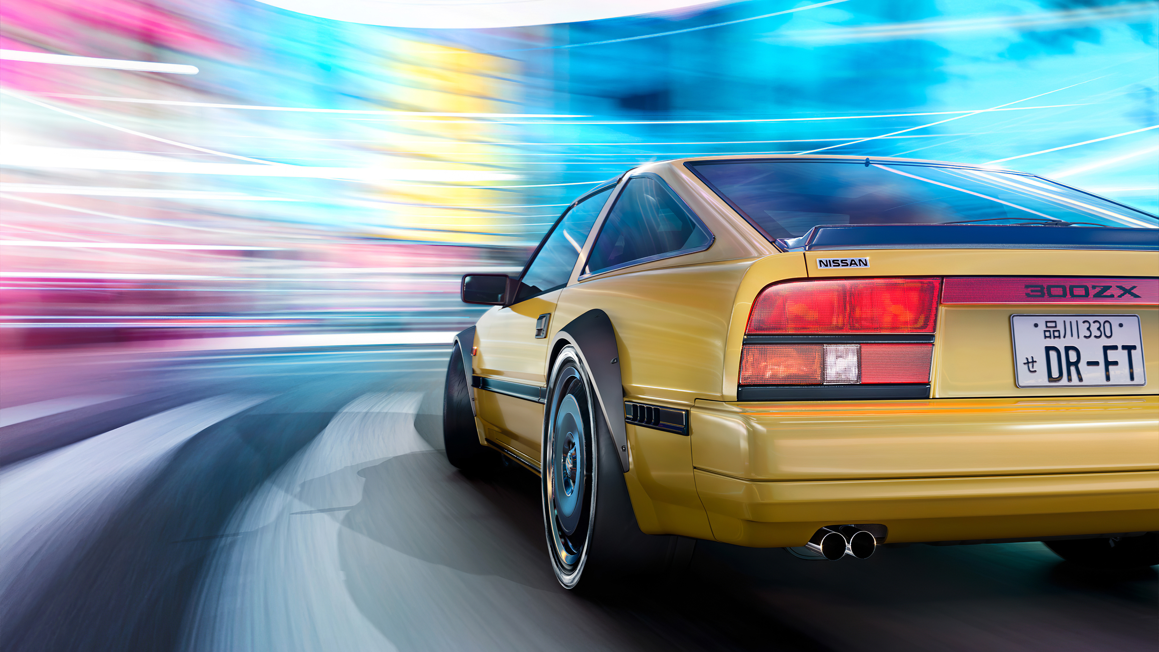 Nissan 300 Zx In Motion Blur 4k, HD Cars, 4k Wallpapers, Images ...
