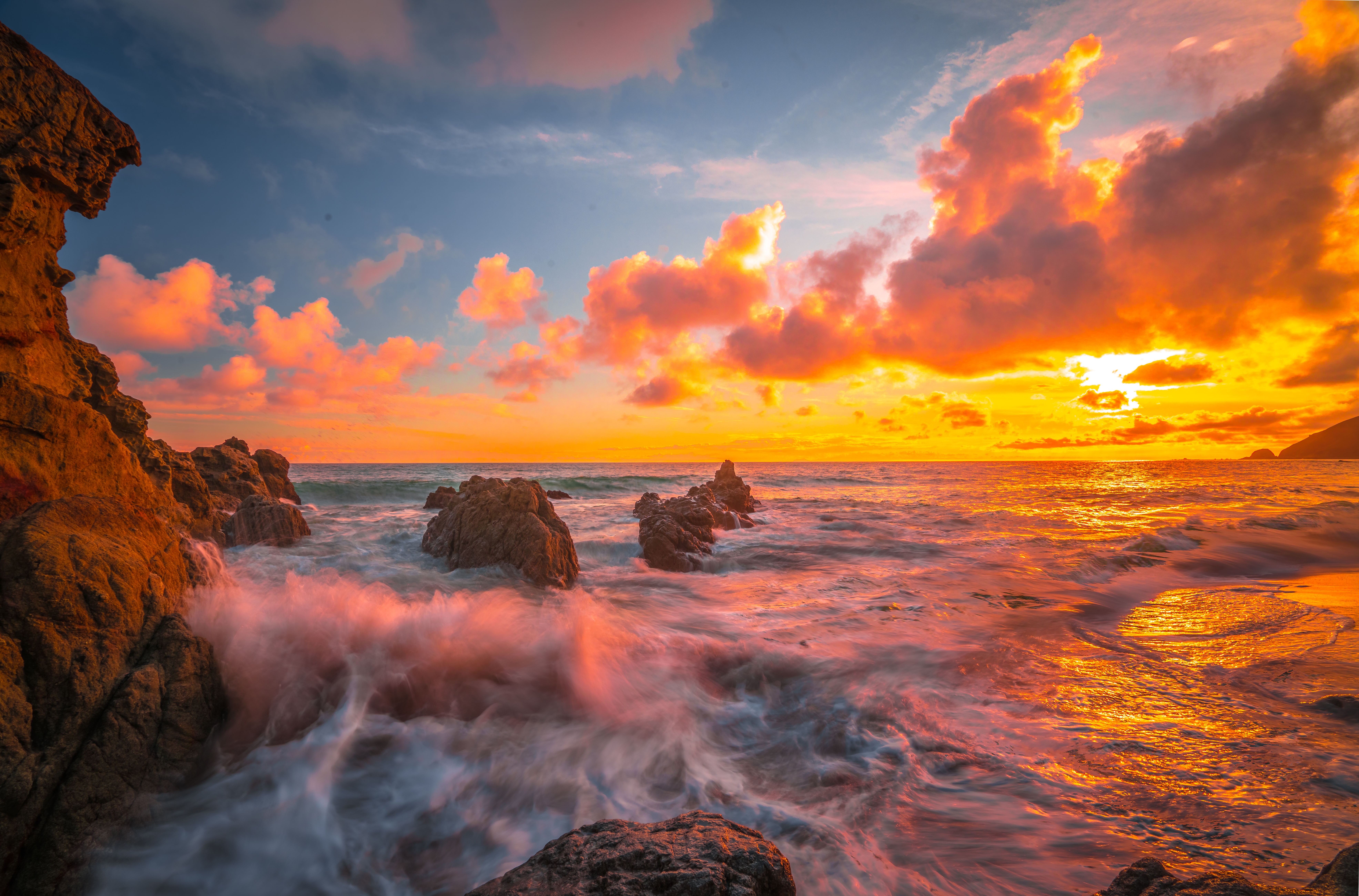 7680x4320 Ocean Sunset 8k 8k HD 4k Wallpapers, Images, Backgrounds, Photos  and Pictures