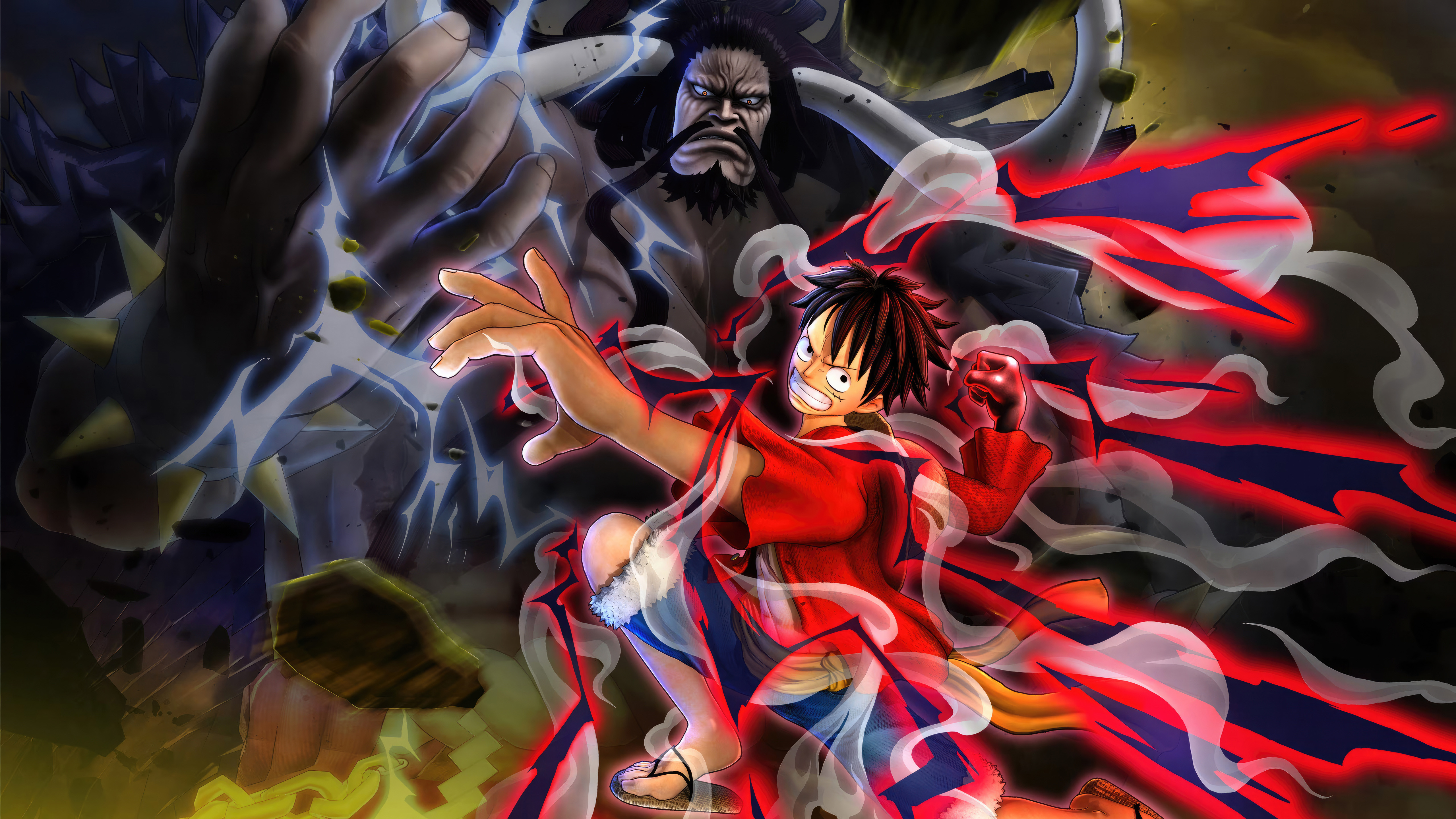 Luffy Kaido One Piece Pirate Warriors 4 4K Wallpaper #5.1708