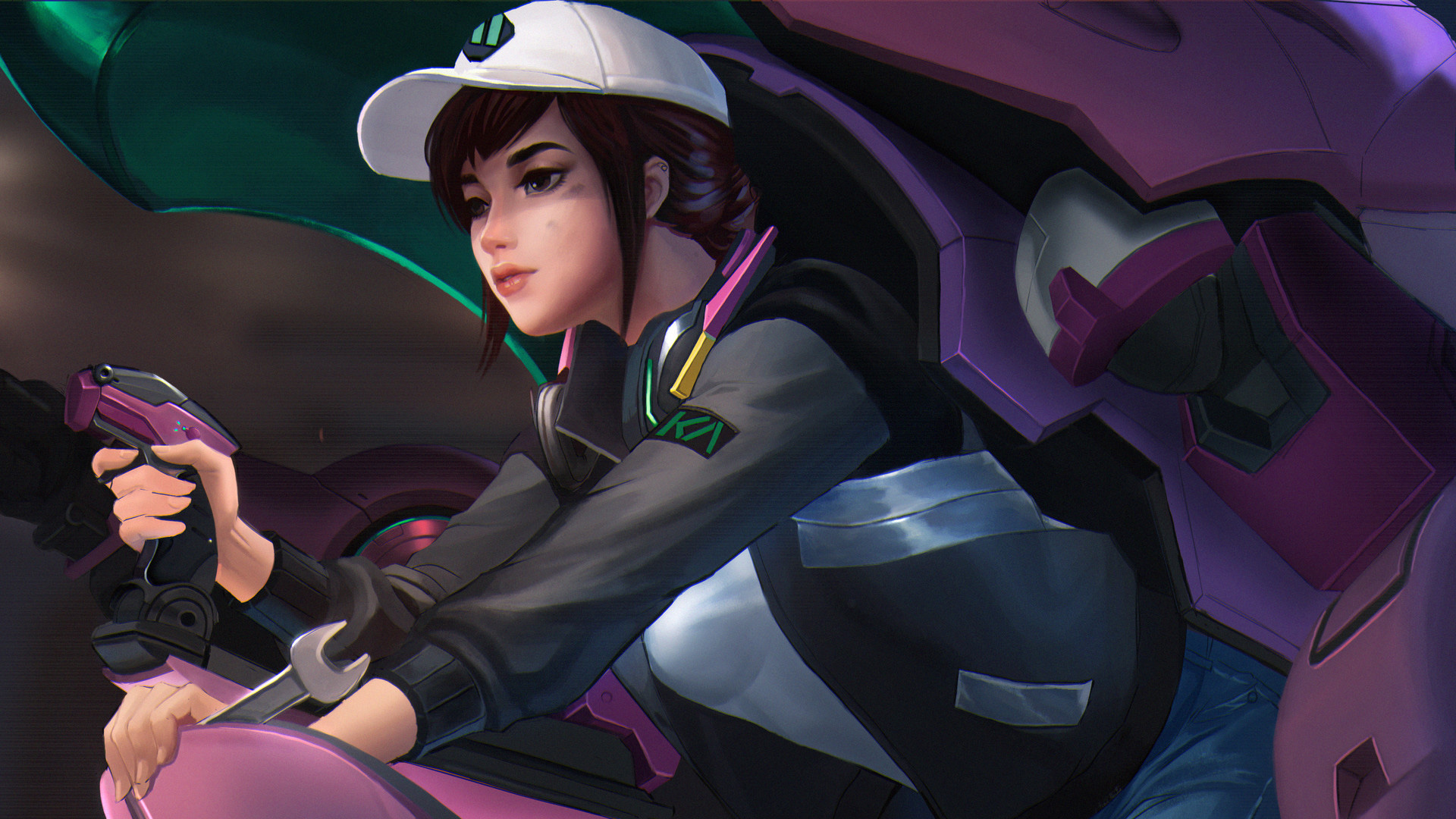 Overwatch Dva Artwork HD, HD Games, 4k Wallpapers, Images, Backgrounds,  Photos and Pictures